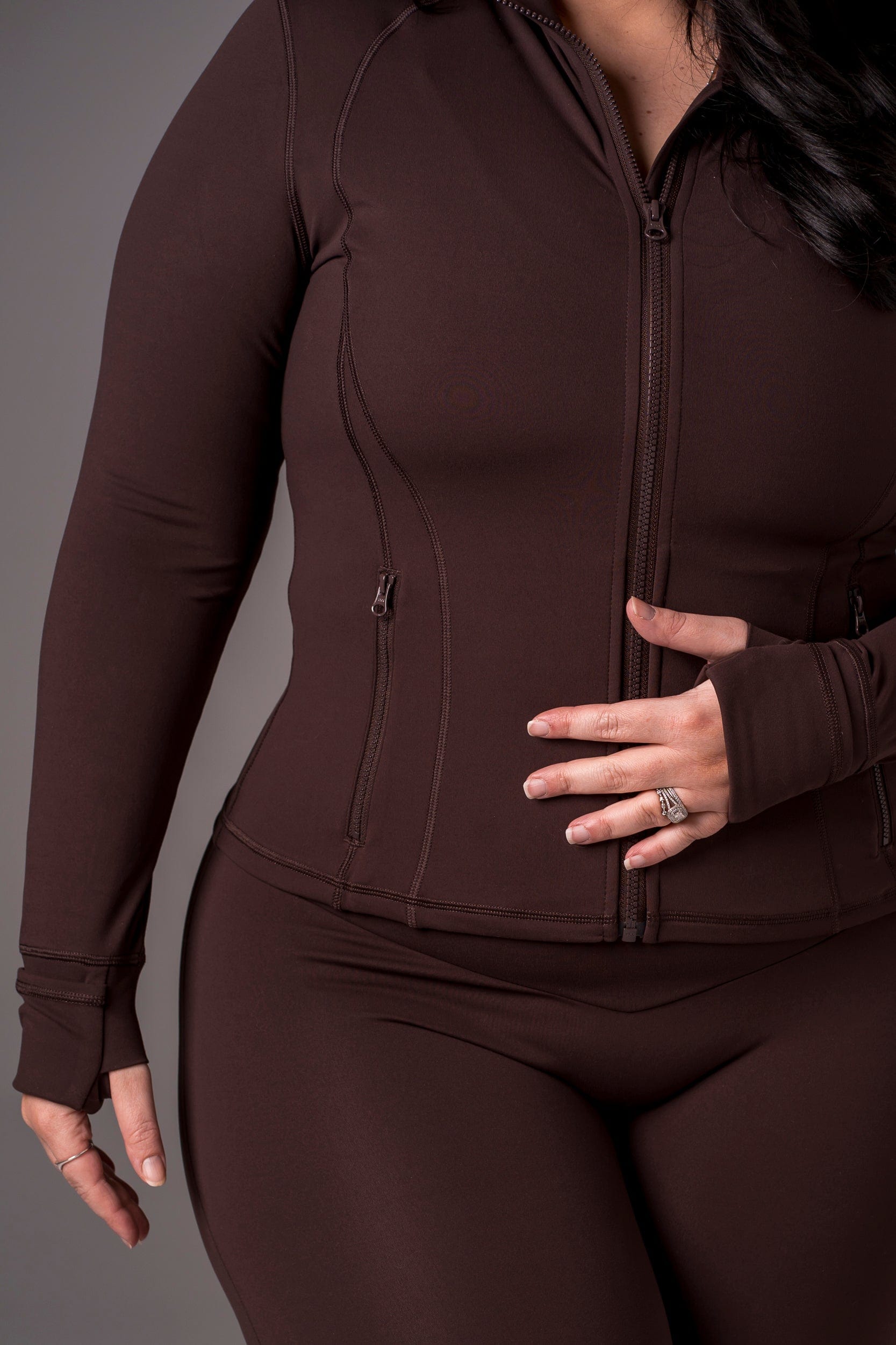 Espresso Luxe Active Jacket