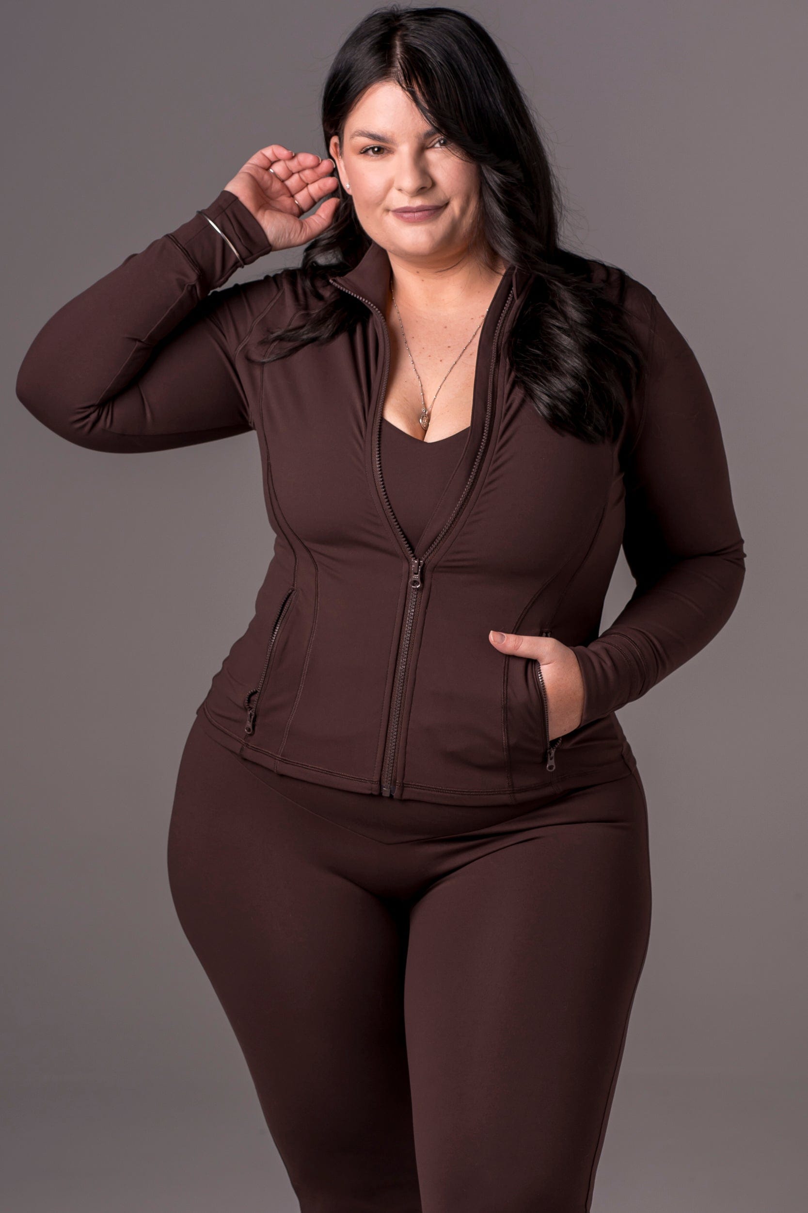Espresso Luxe Active Jacket