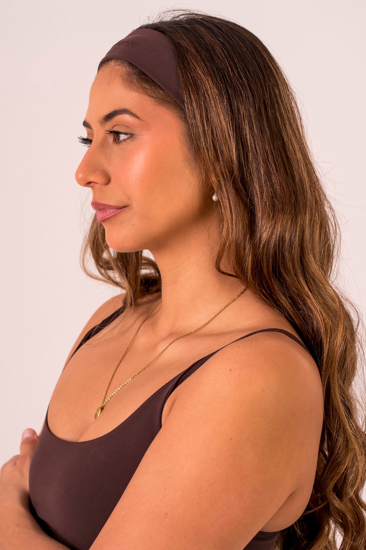 Espresso Luxe Headband OS