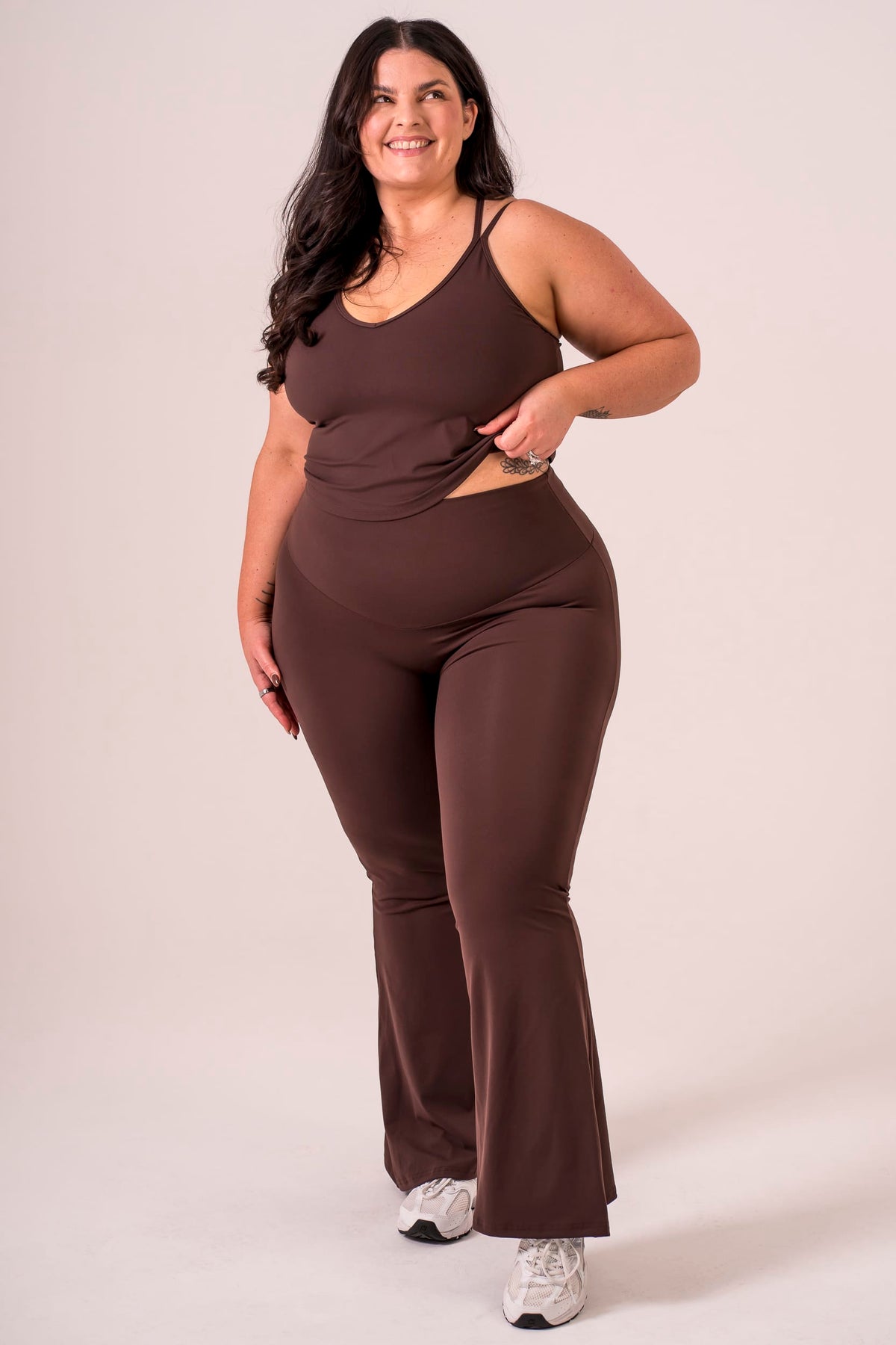 Espresso Luxe Pocket Yoga Pants