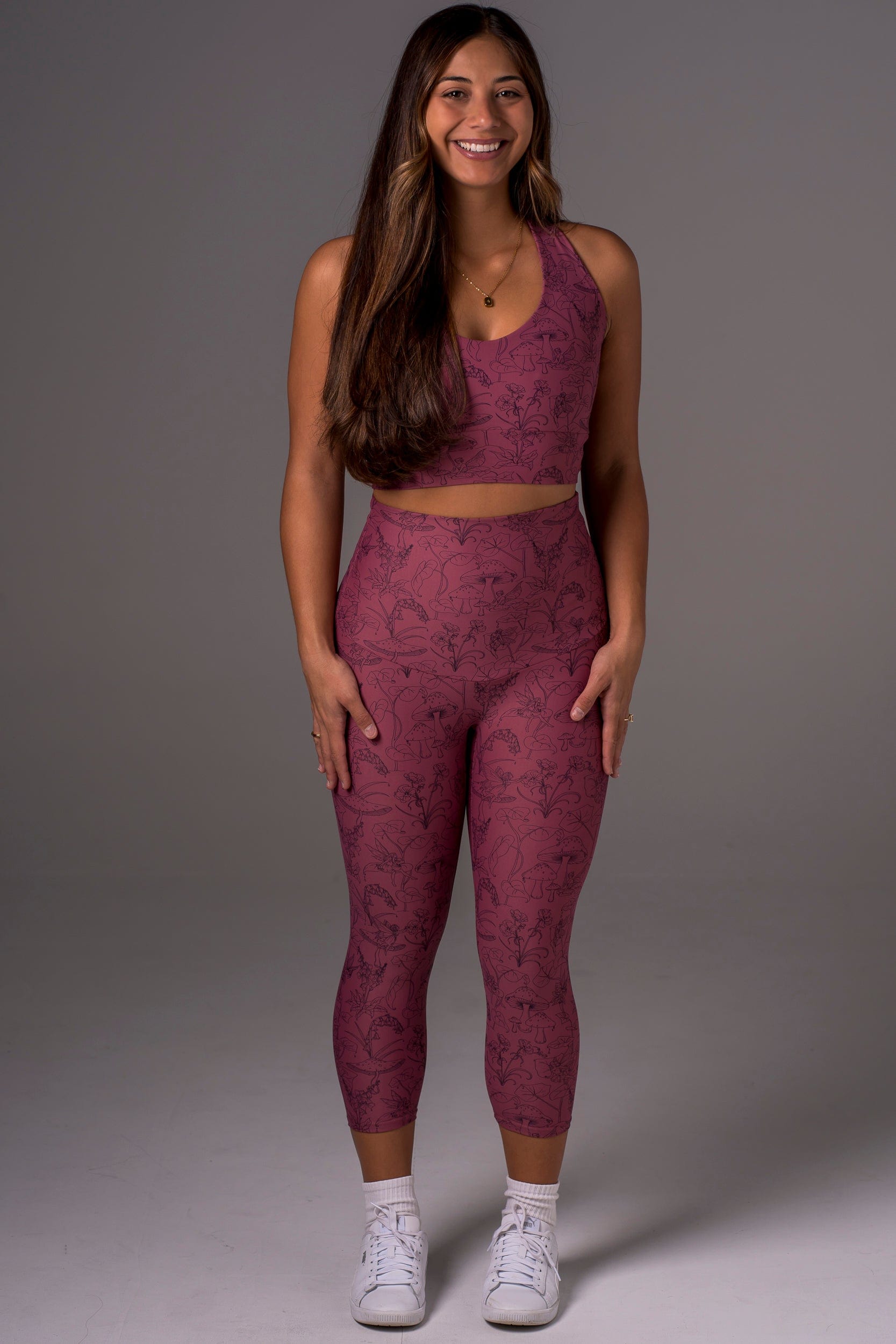 Fairy Garden Dynamic Extra High Waisted Capri Leggings
