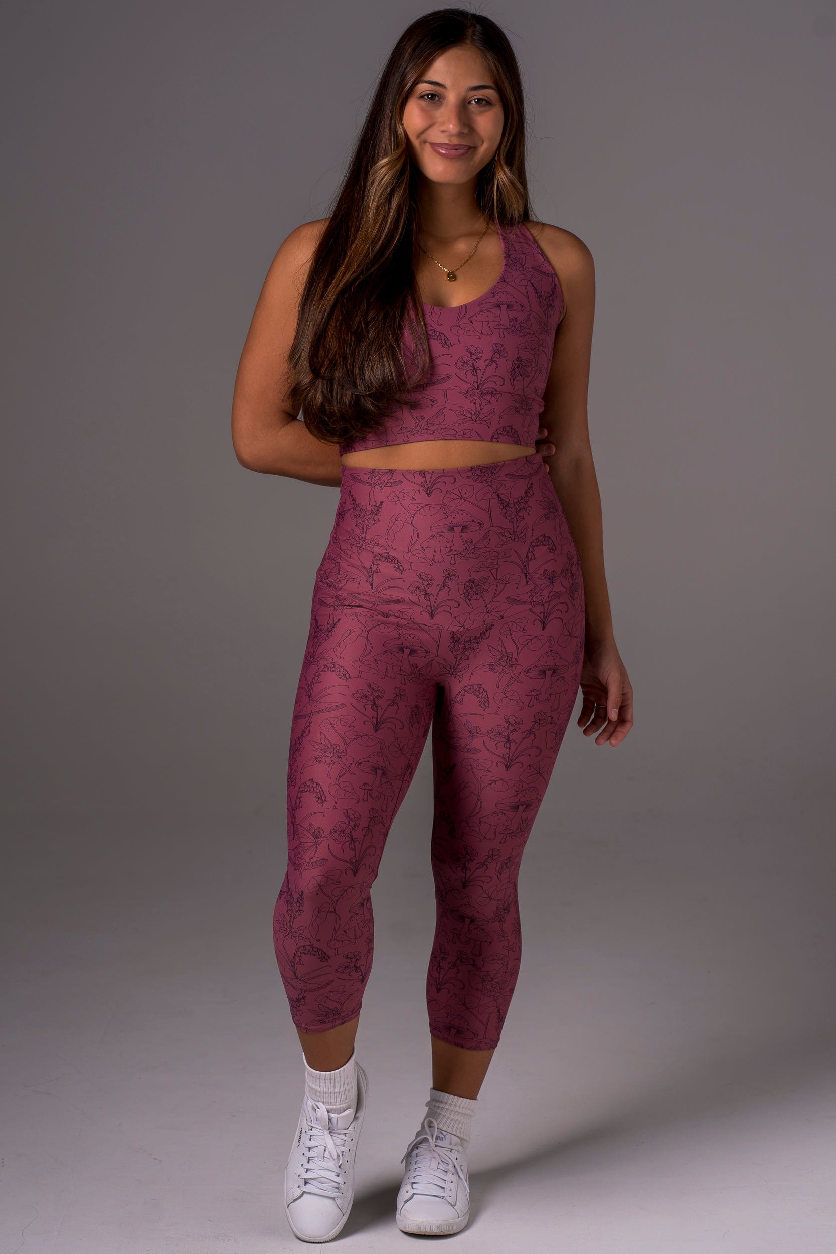 Fairy Garden Dynamic Extra High Waisted Capri Leggings