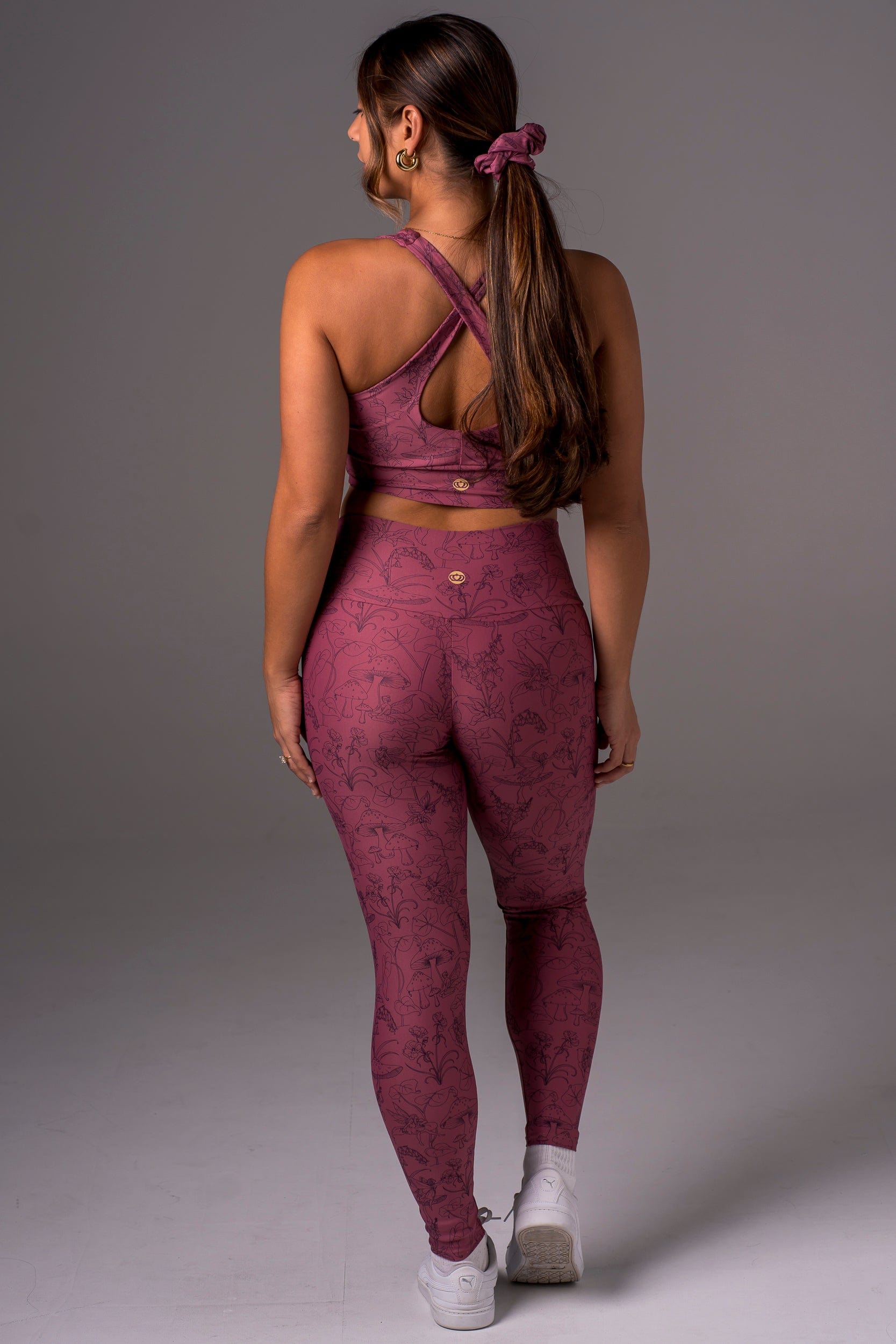 Fairy Garden Dynamic High Waisted Ankle Biter Leggings