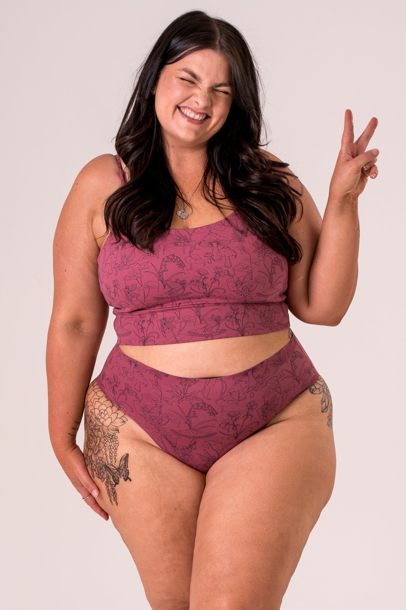 Fairy Garden Luxe High Rise Brief Underwear