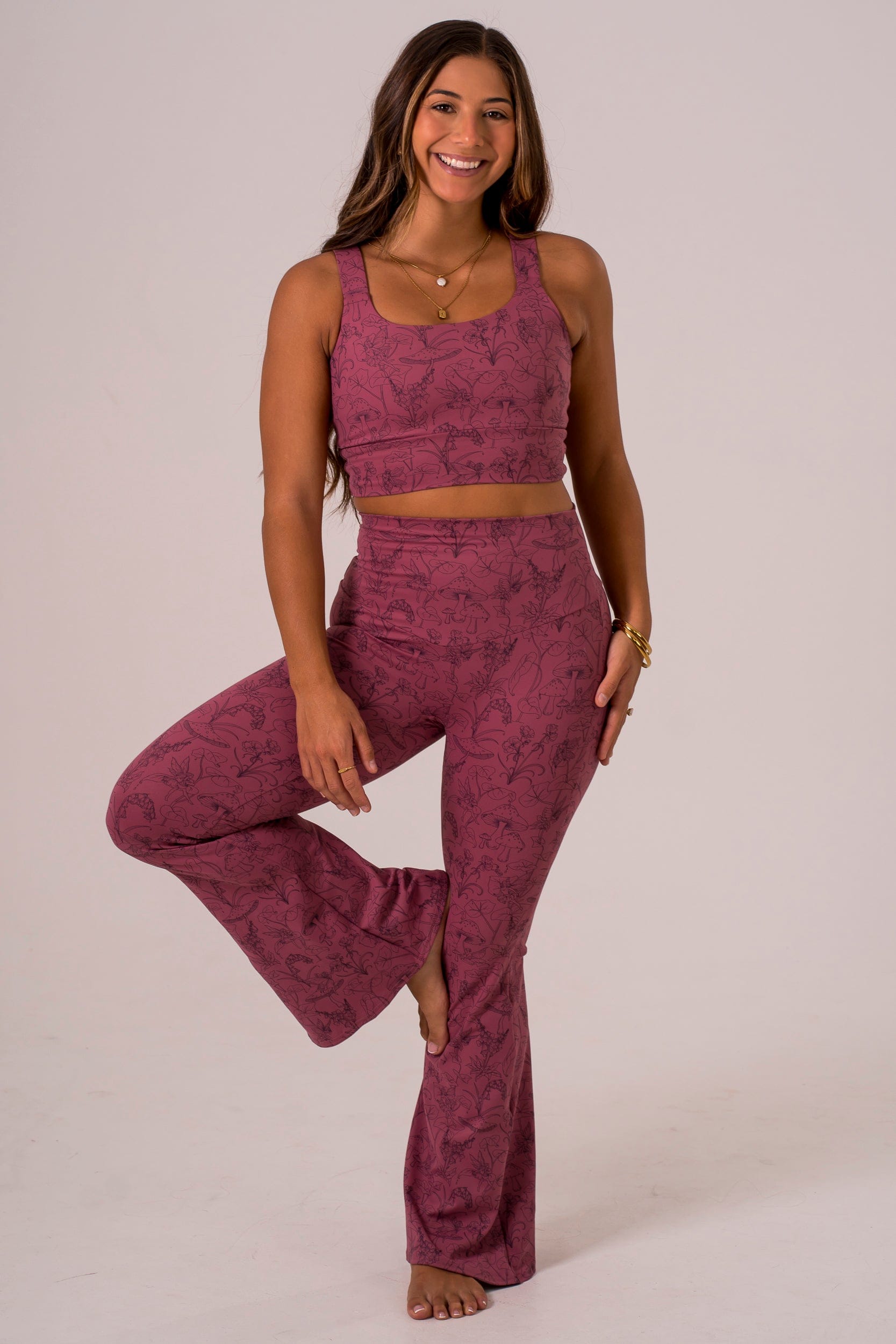 Fairy Garden Luxe Pocket Yoga Pants