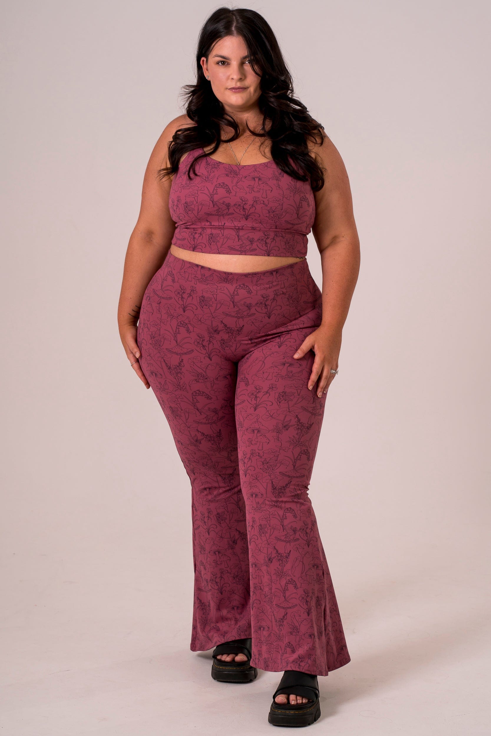 Fairy Garden Luxe Pocket Yoga Pants