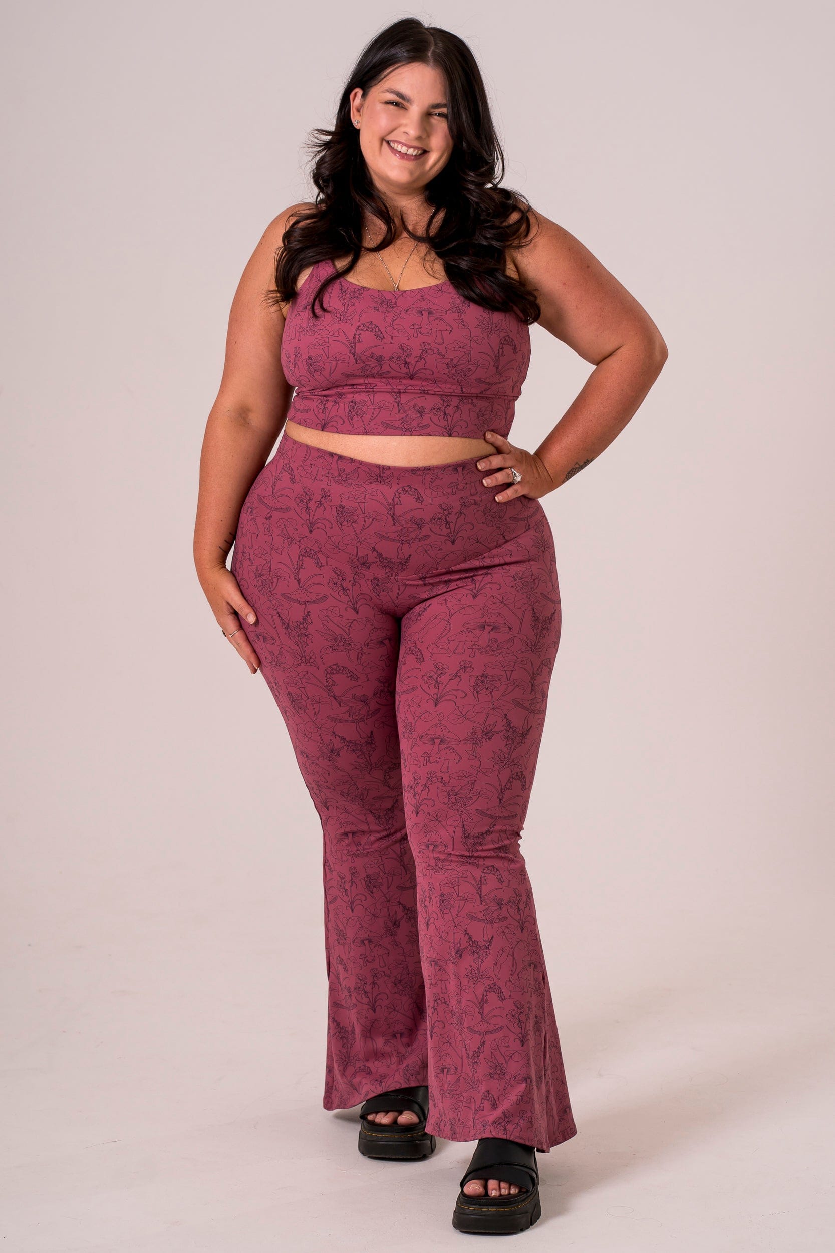 Fairy Garden Luxe Pocket Yoga Pants