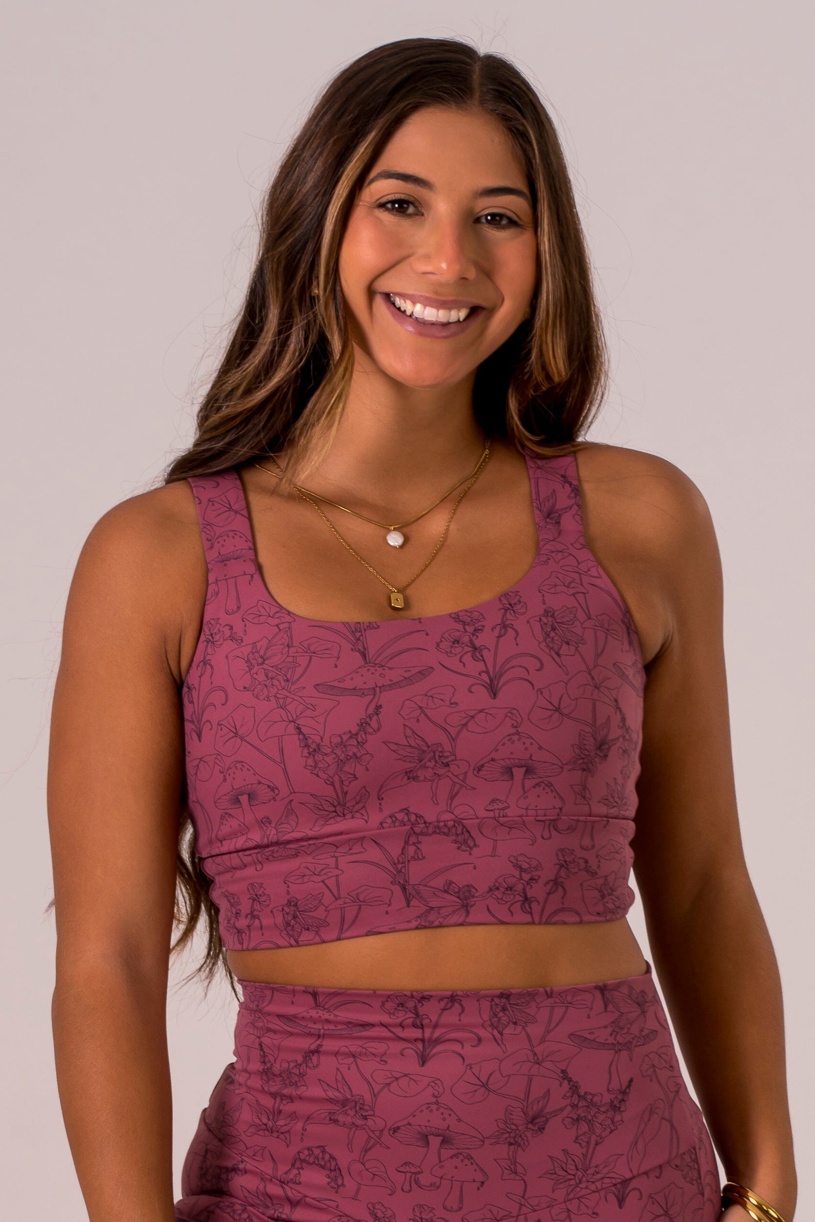 Fairy Garden Luxe Yoga Crop