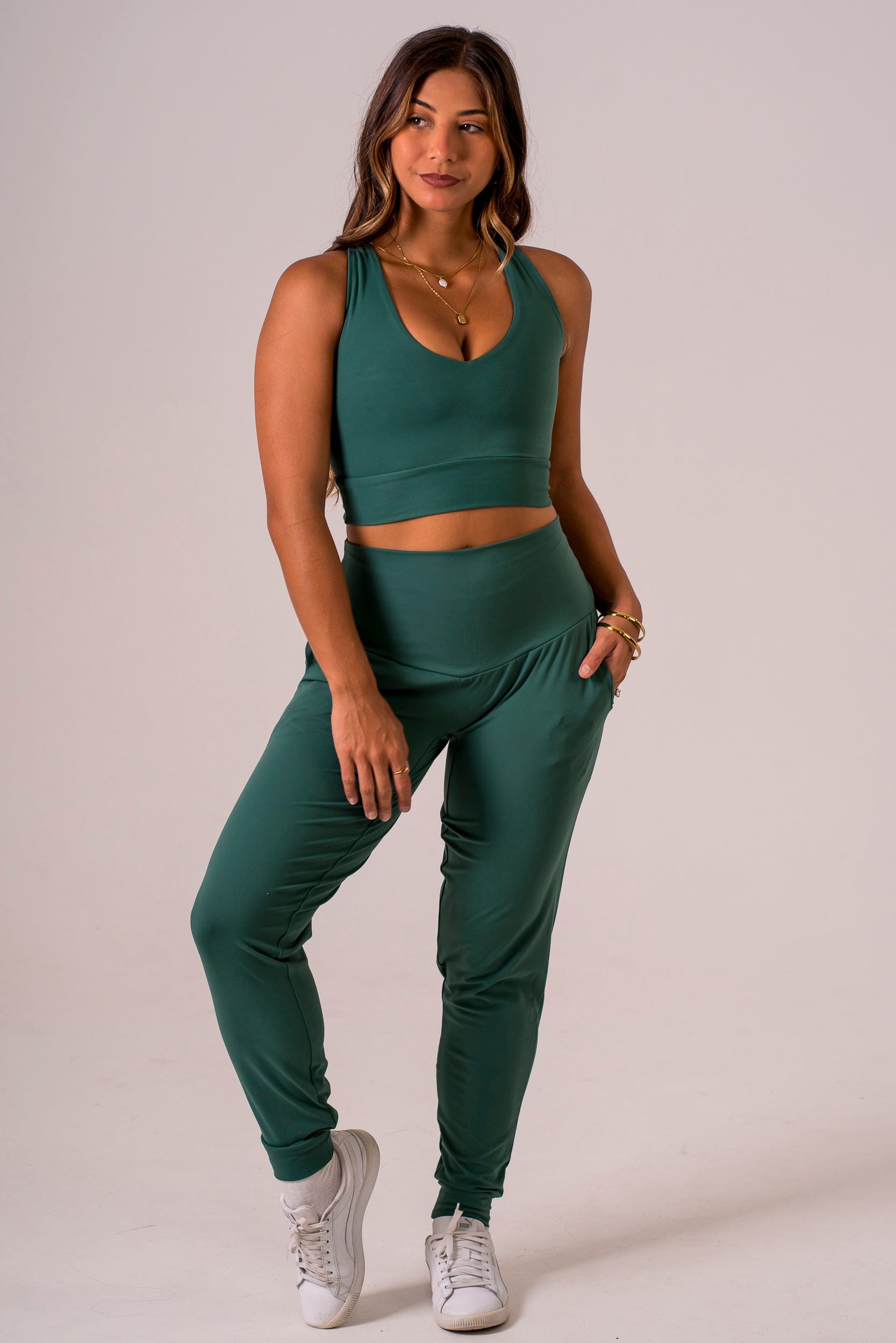 Forest Luxe Long Jogger