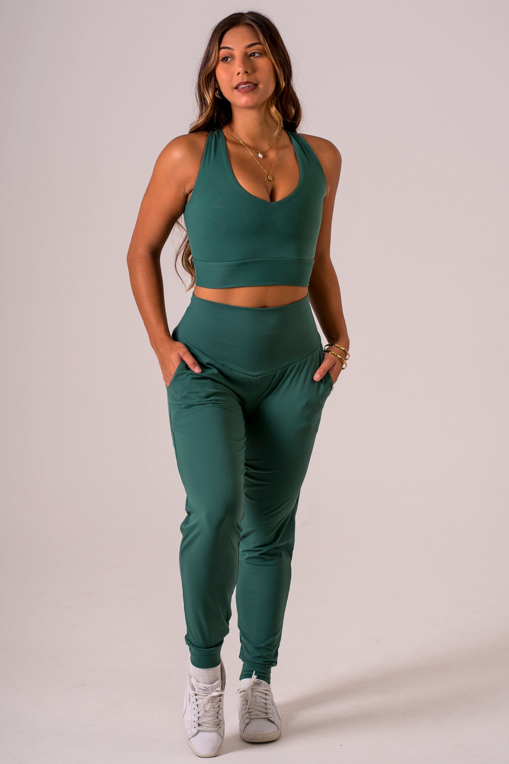 Forest Luxe Long Jogger