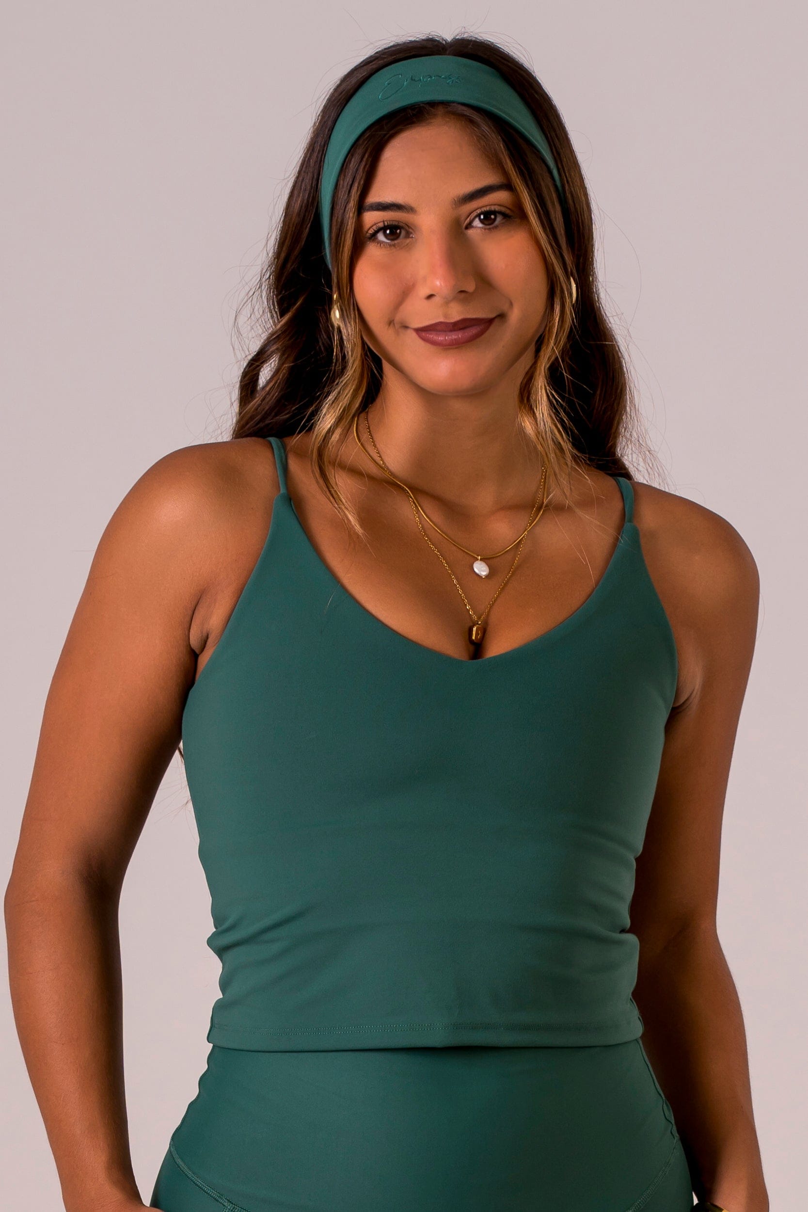 Forest Luxe Longline Crop