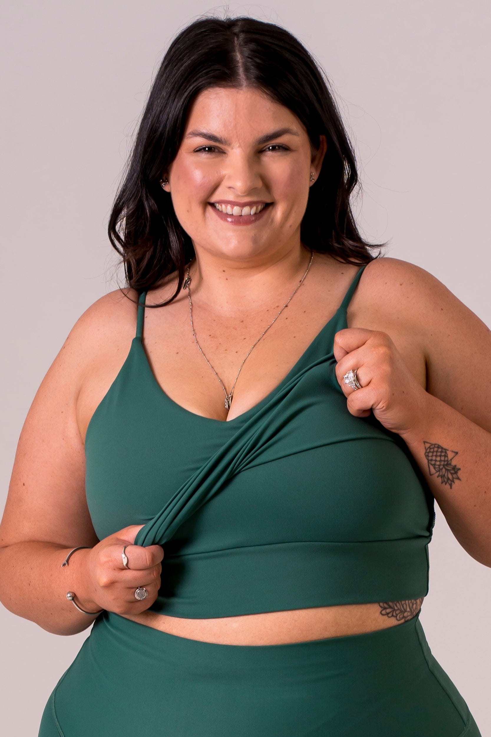 Forest Luxe Longline Crop