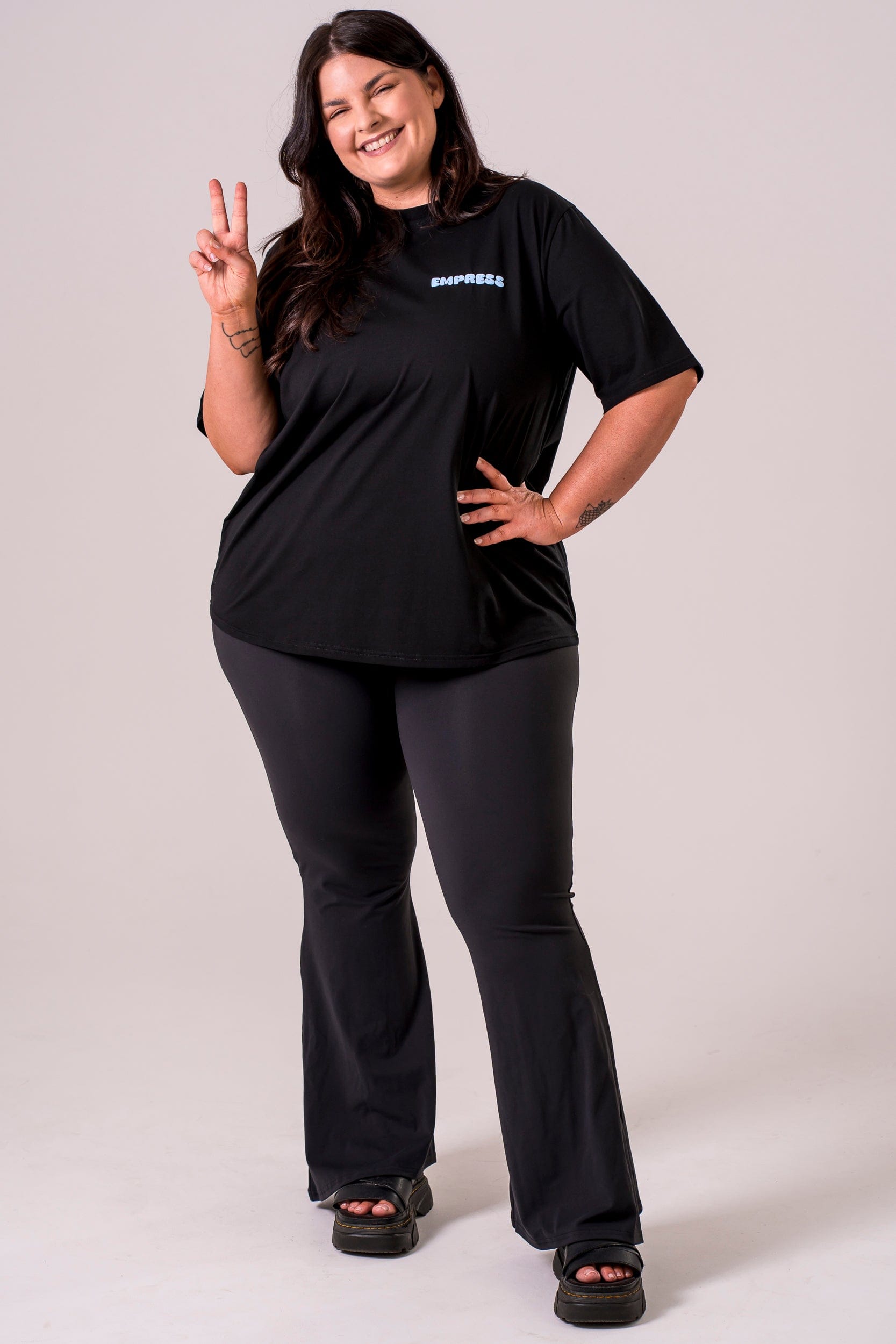 Kindness Black Oversized T-Shirt