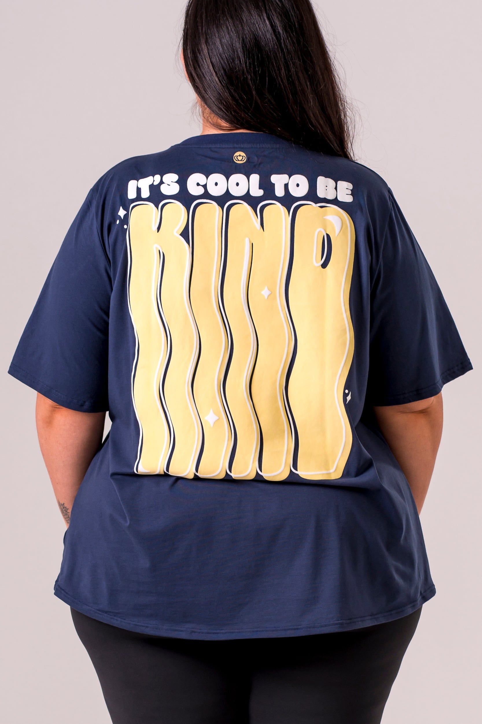 Kindness Navy Oversized T-Shirt