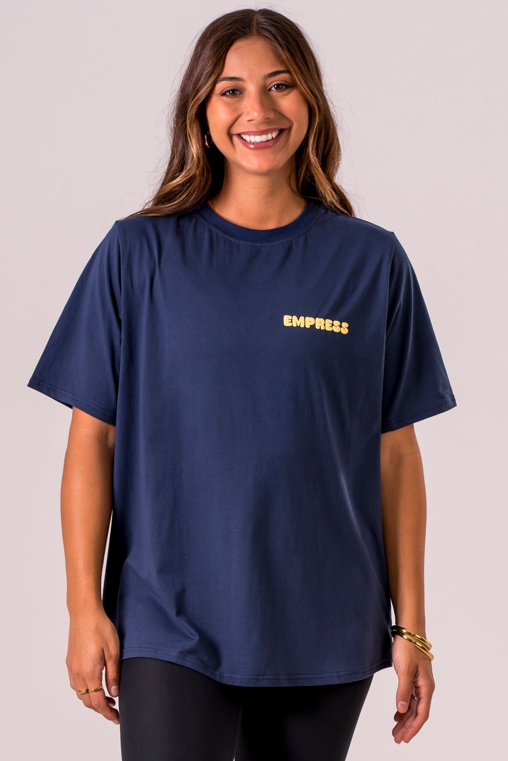 Kindness Navy Oversized T-Shirt
