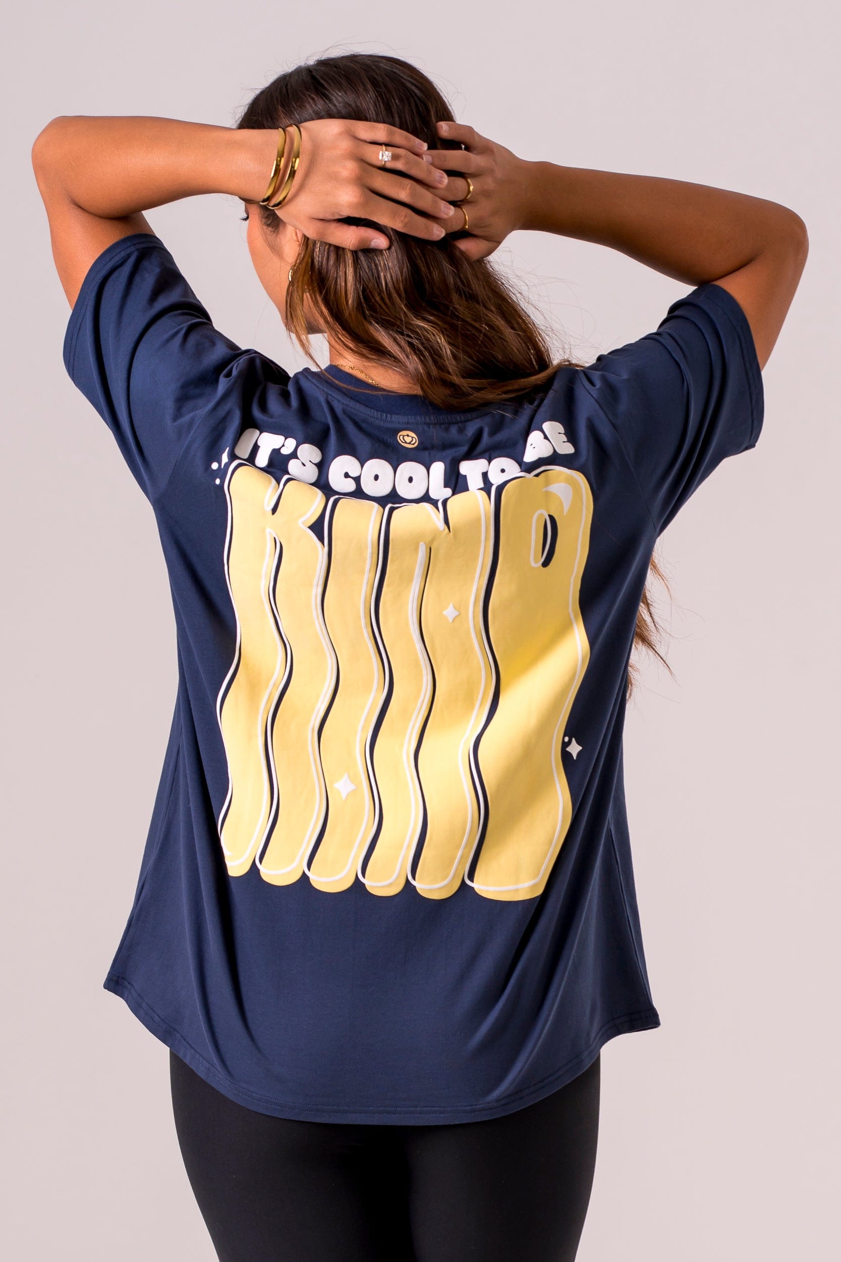 Kindness Navy Oversized T-Shirt