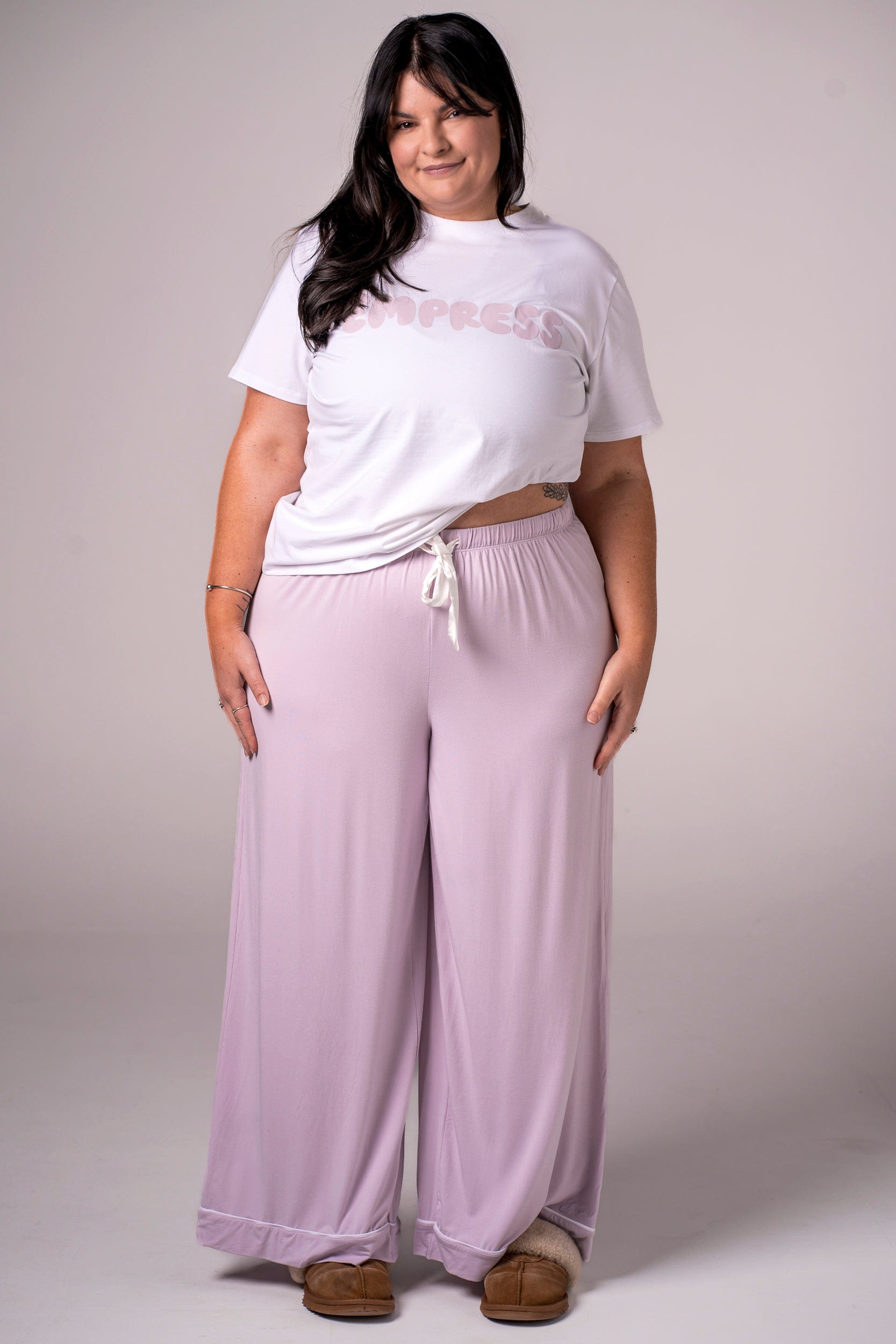 Lilac Bamboo Pyjama Pants