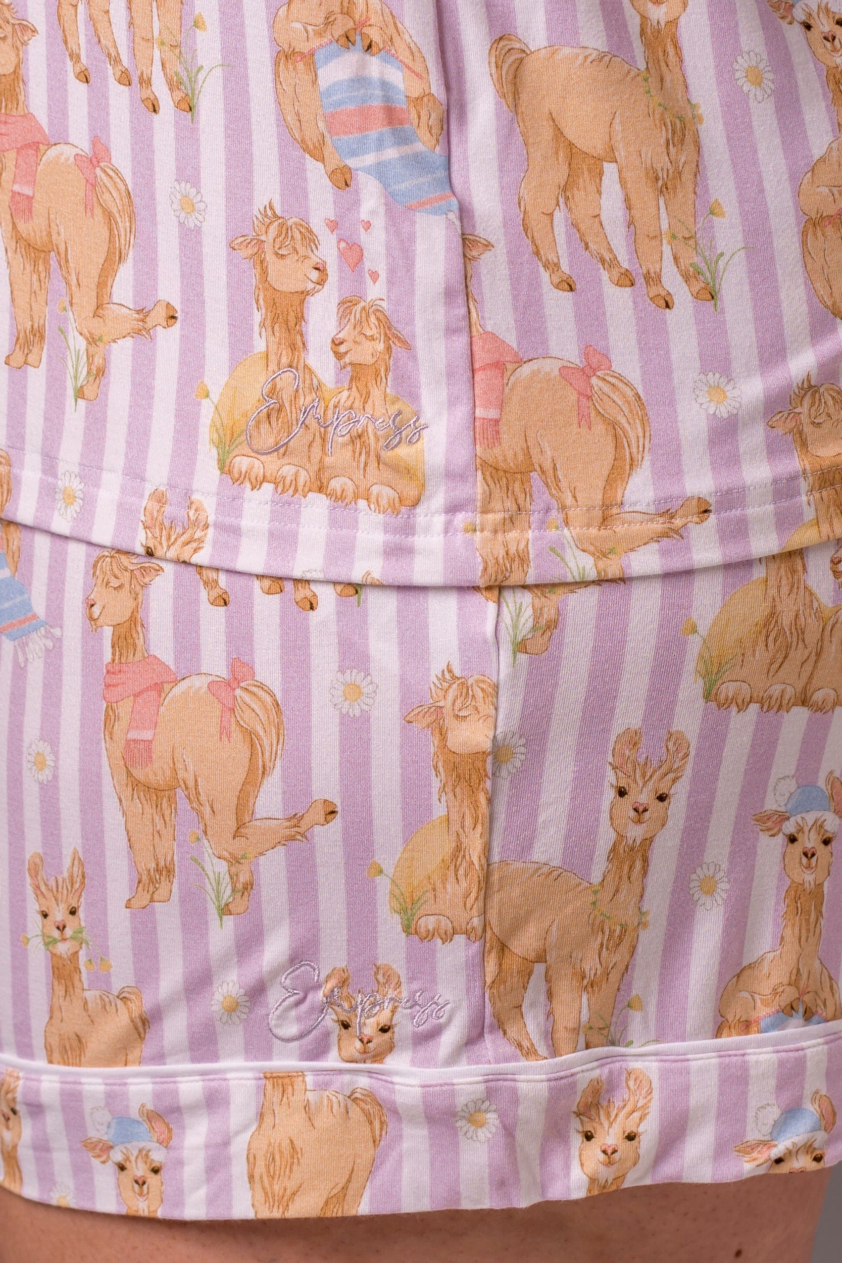 Llama Bamboo Pyjama Shorts