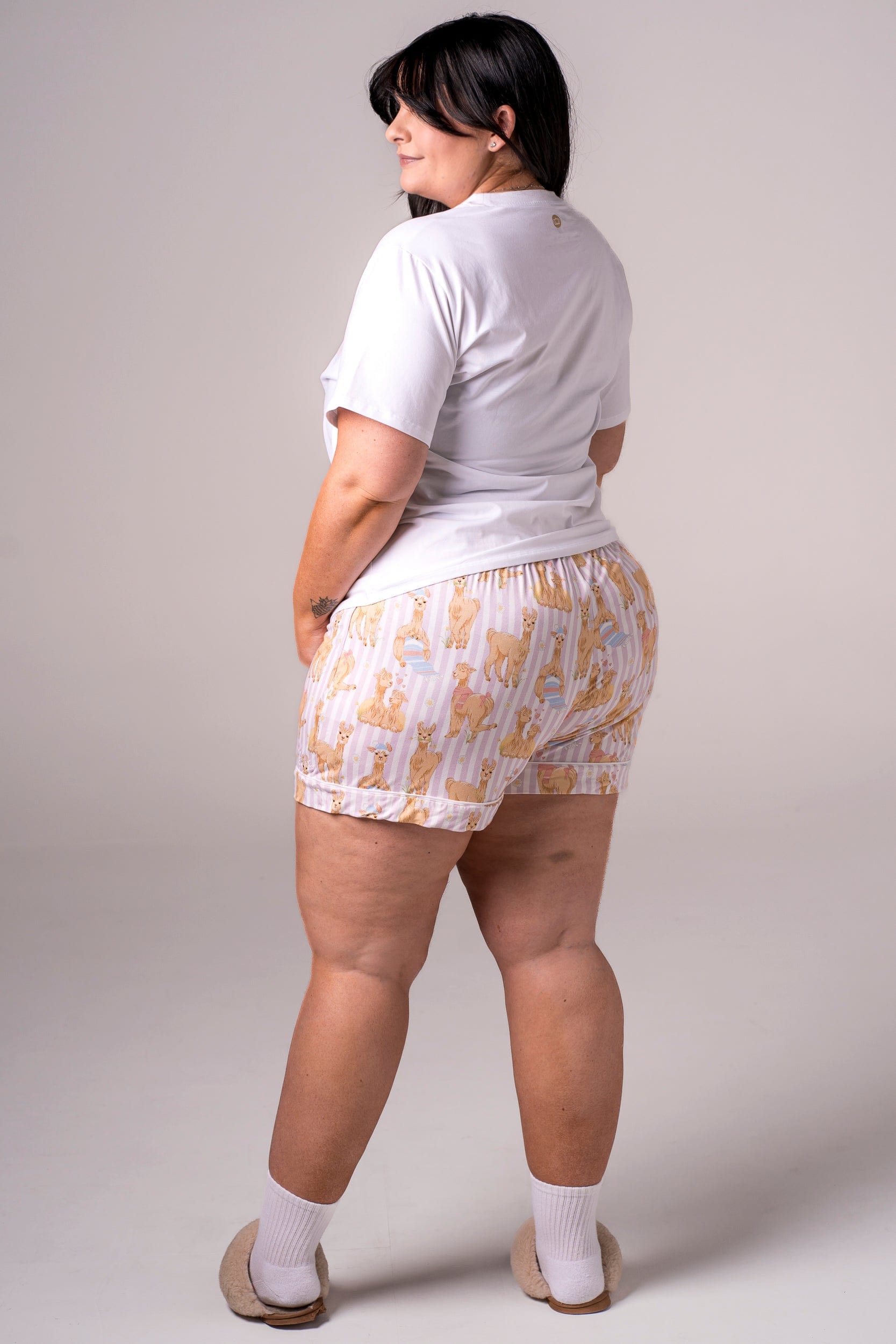 Llama Bamboo Pyjama Shorts