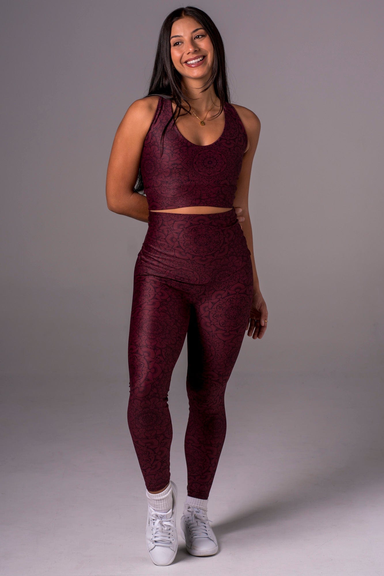 Mandala Dynamic Extra High Waisted Ankle Biter Leggings