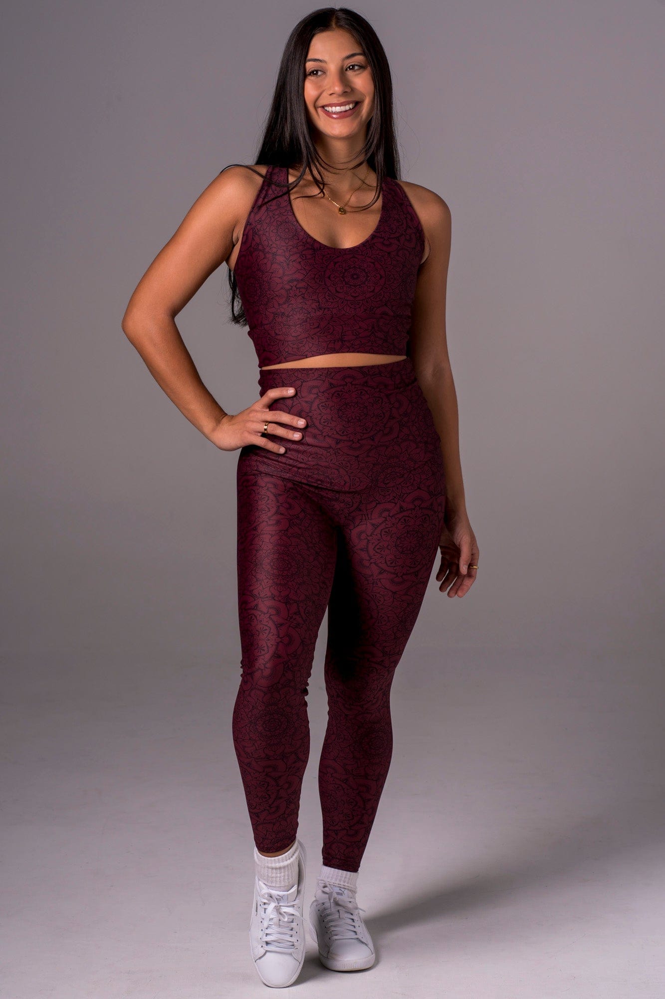 Mandala Dynamic Extra High Waisted Ankle Biter Leggings