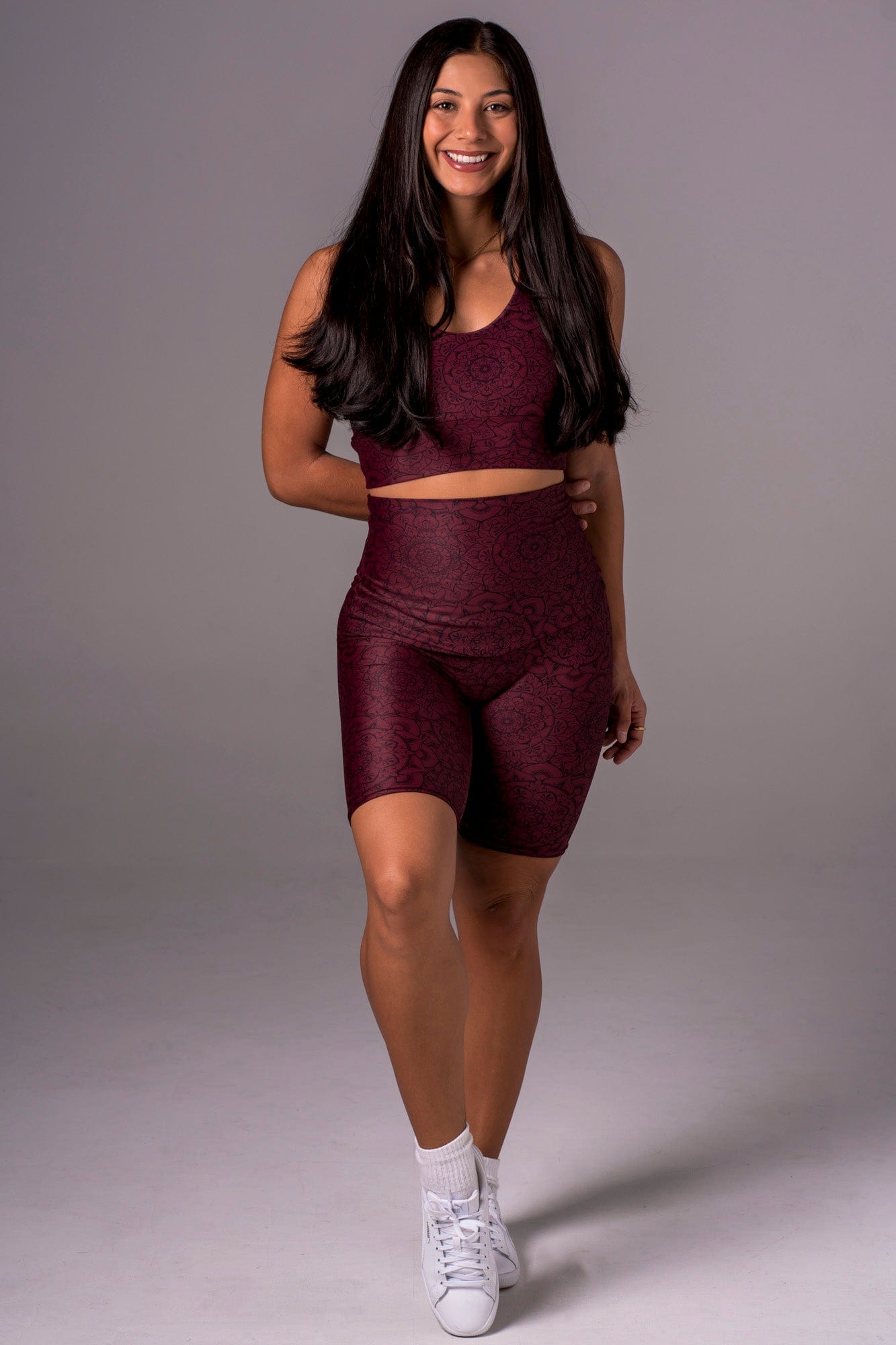 Mandala Dynamic Extra High Waisted Bike Shorts