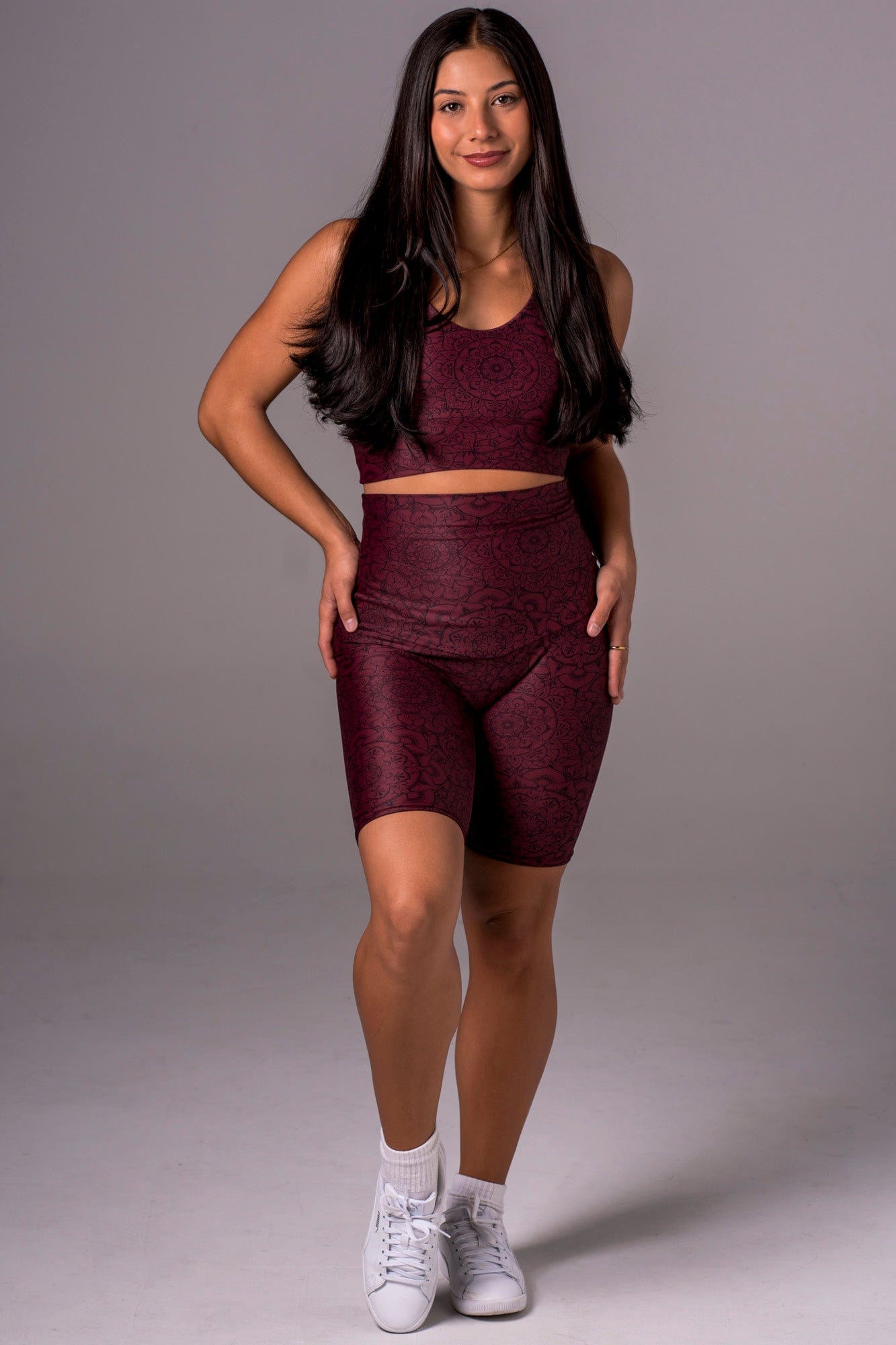Mandala Dynamic Extra High Waisted Bike Shorts