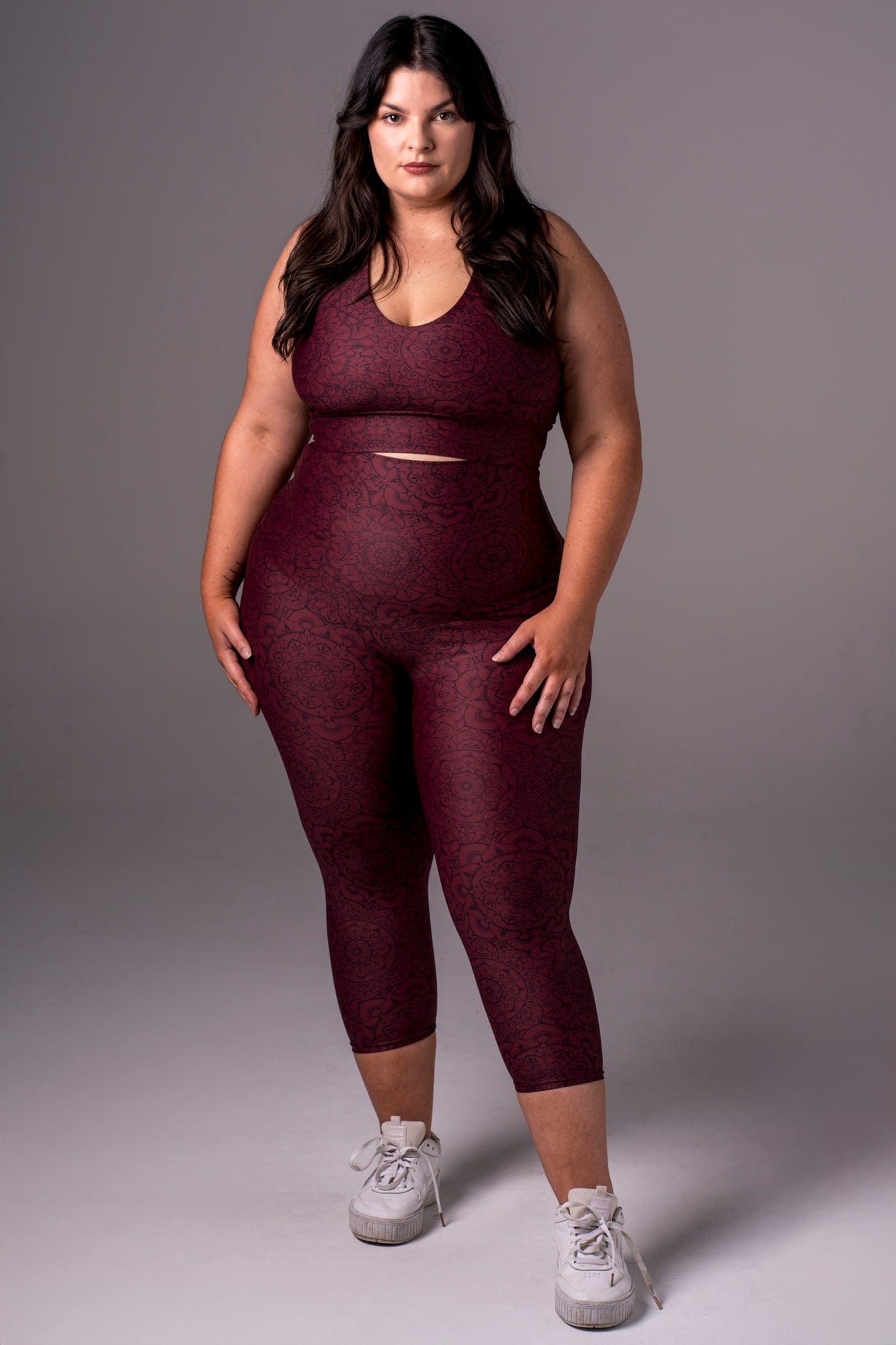 Mandala Dynamic Extra High Waisted Capri Leggings