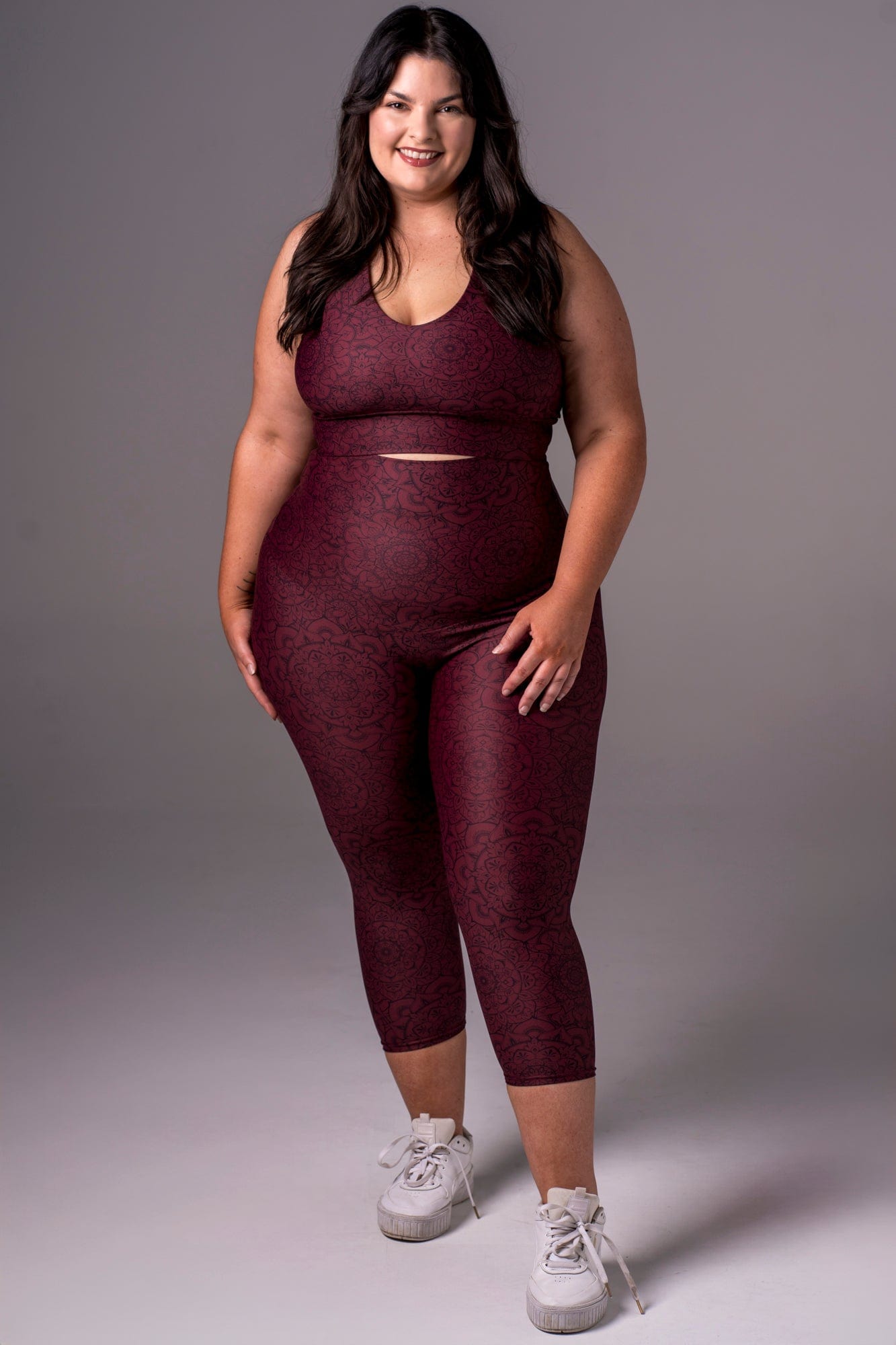 Mandala Dynamic Extra High Waisted Capri Leggings