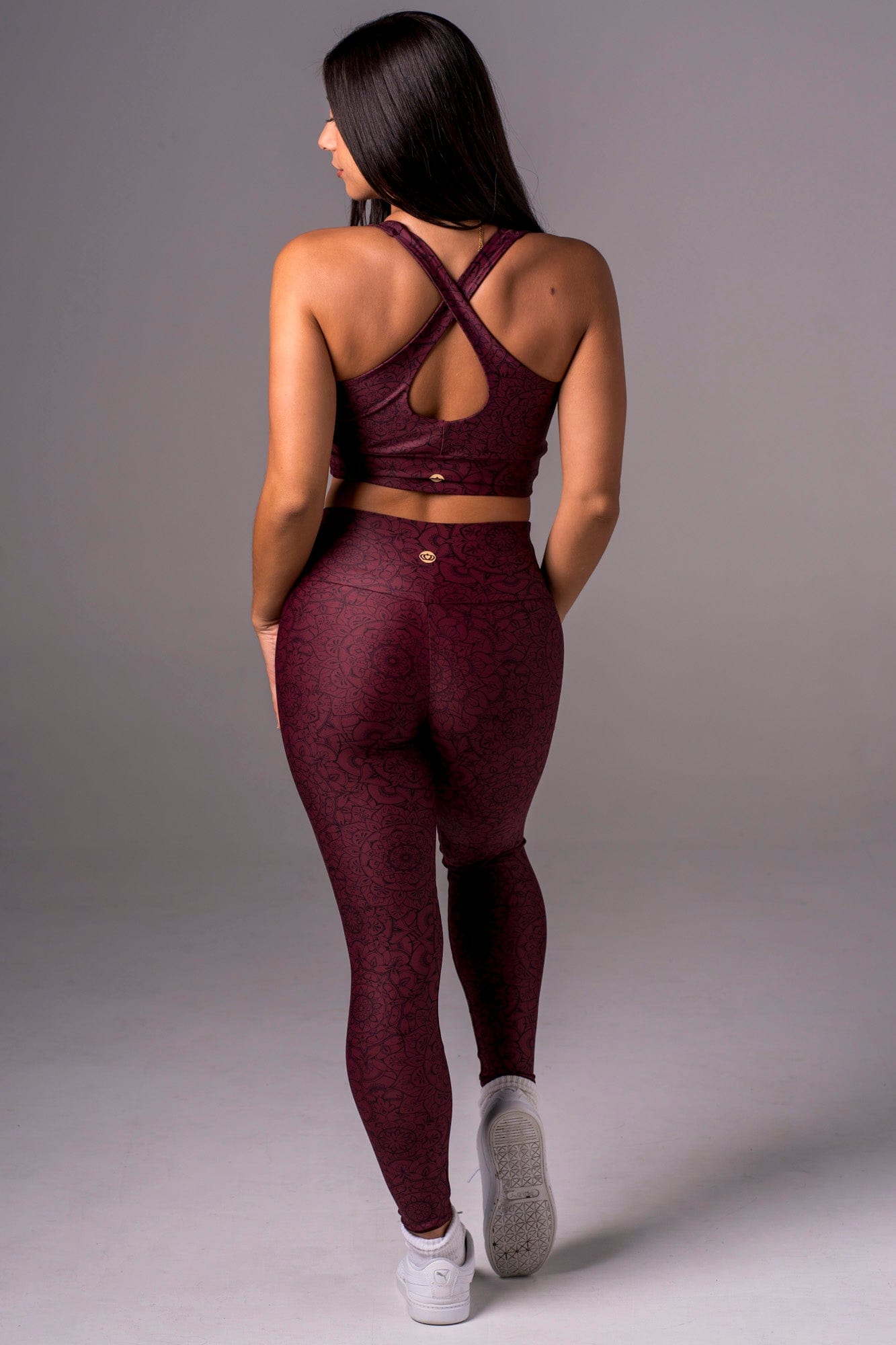 Mandala Dynamic High Waisted Ankle Biter Leggings