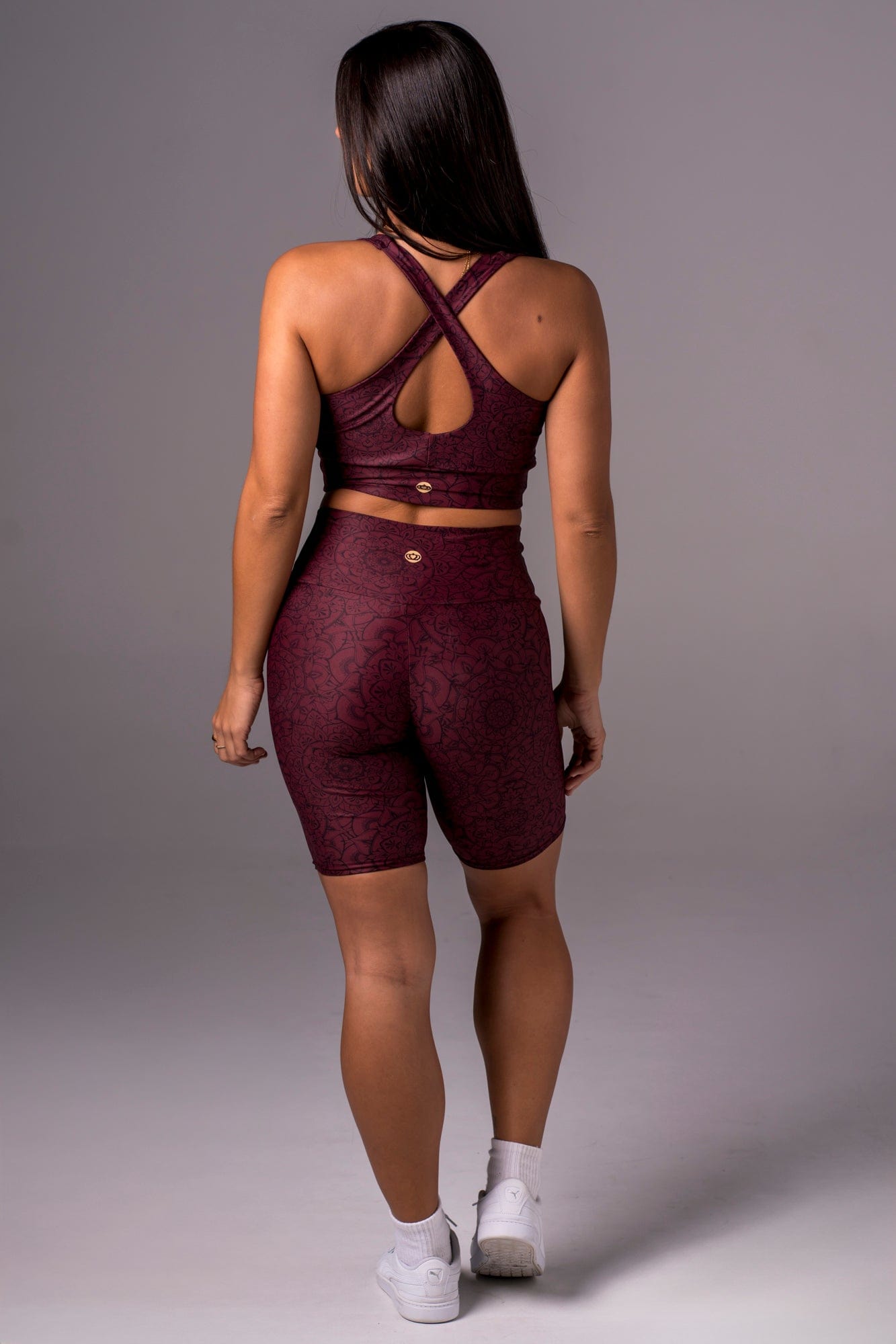 Mandala Dynamic High Waisted Bike Shorts