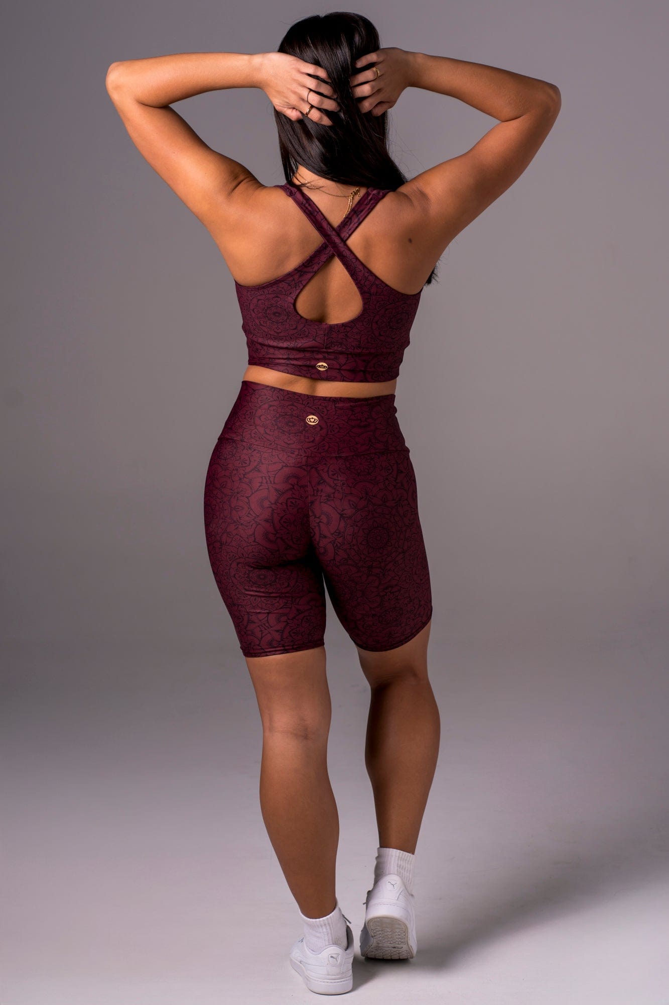 Mandala Dynamic High Waisted Bike Shorts