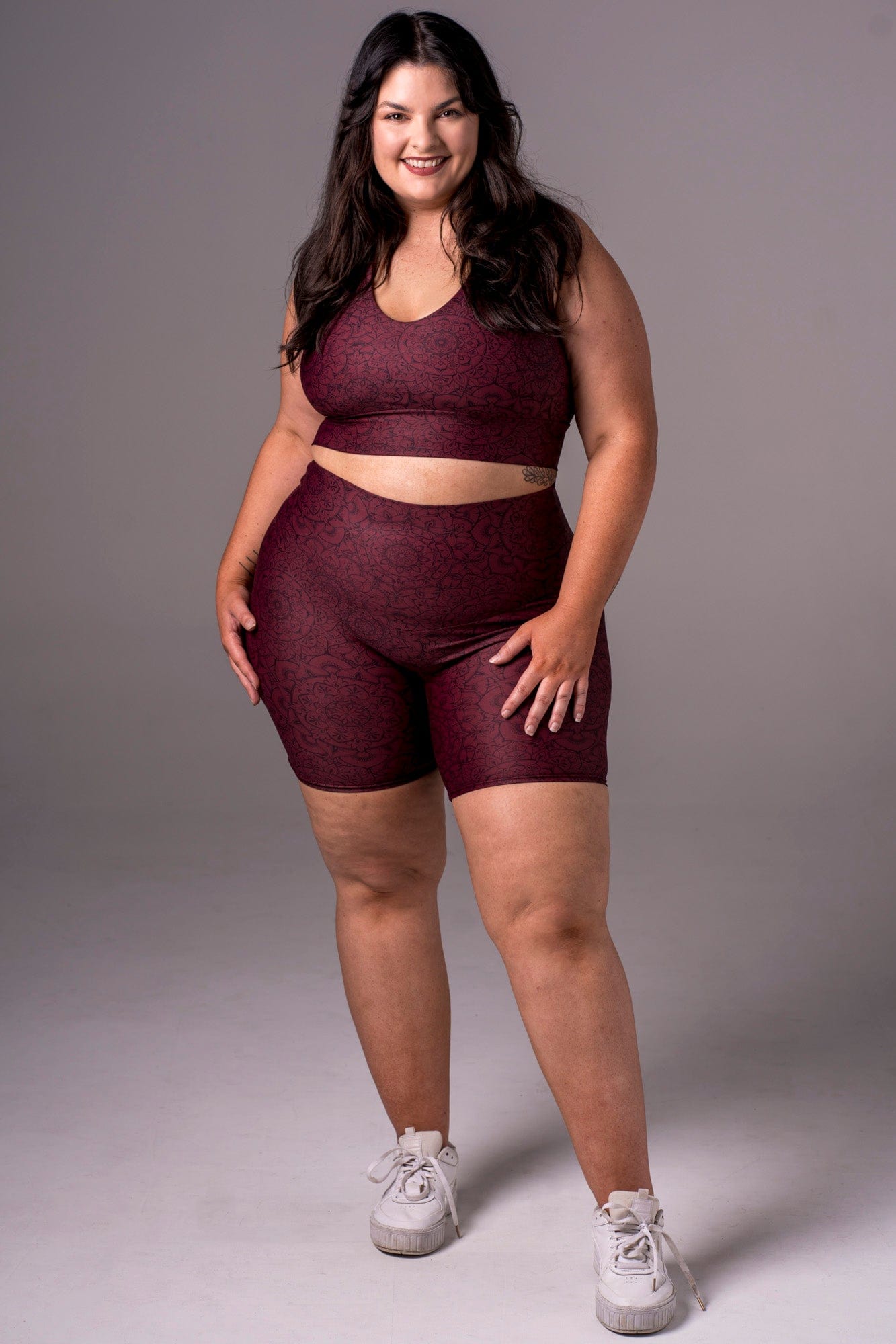 Mandala Dynamic High Waisted Booty Shorts