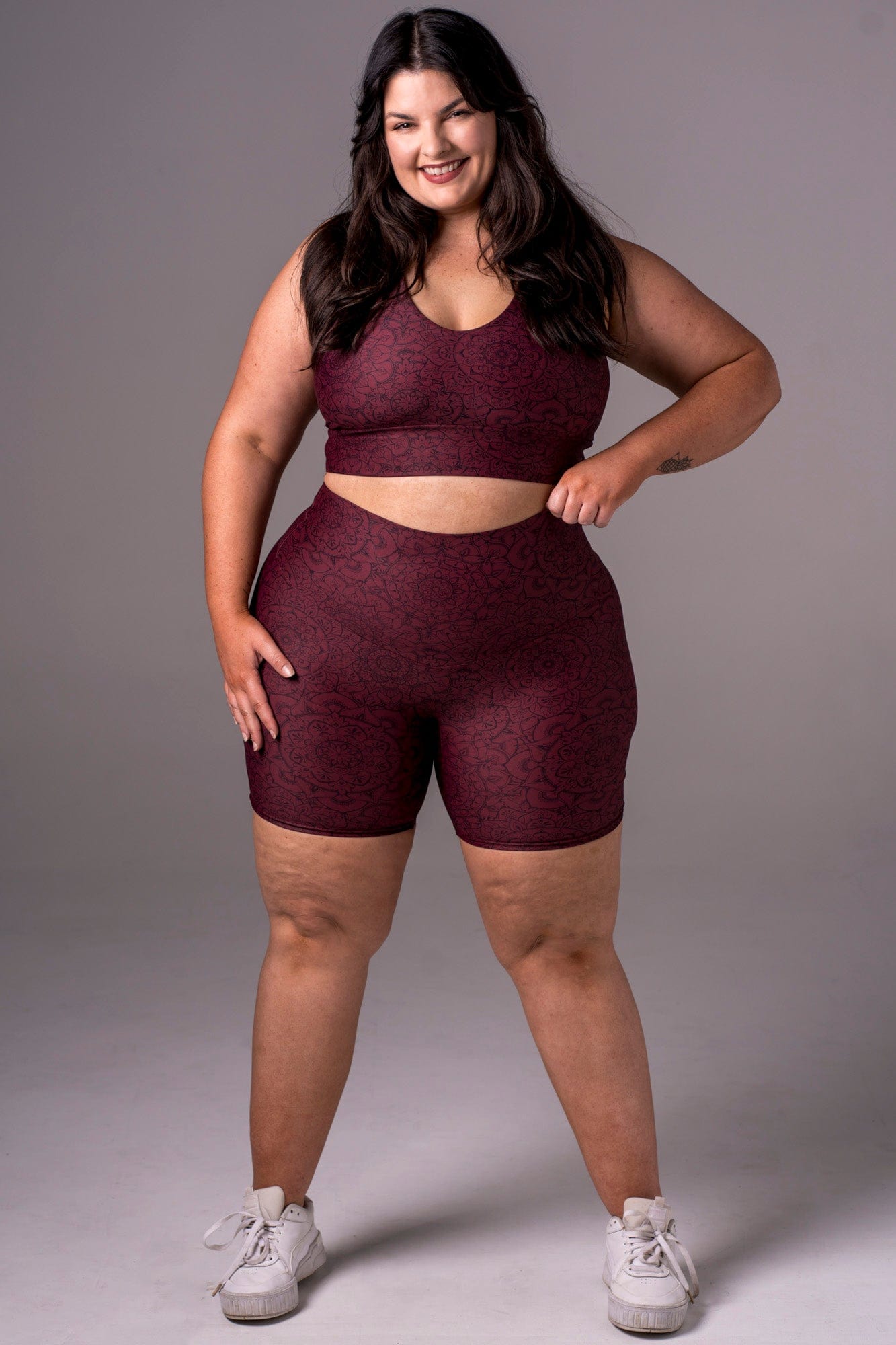 Mandala Dynamic High Waisted Booty Shorts