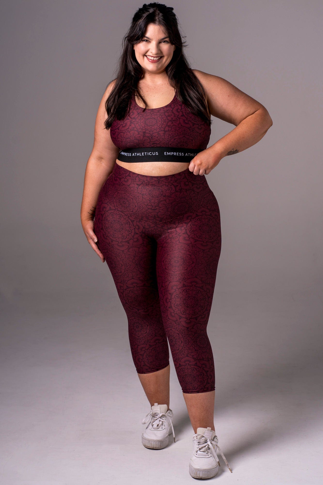 Mandala Dynamic High Waisted Capri Leggings