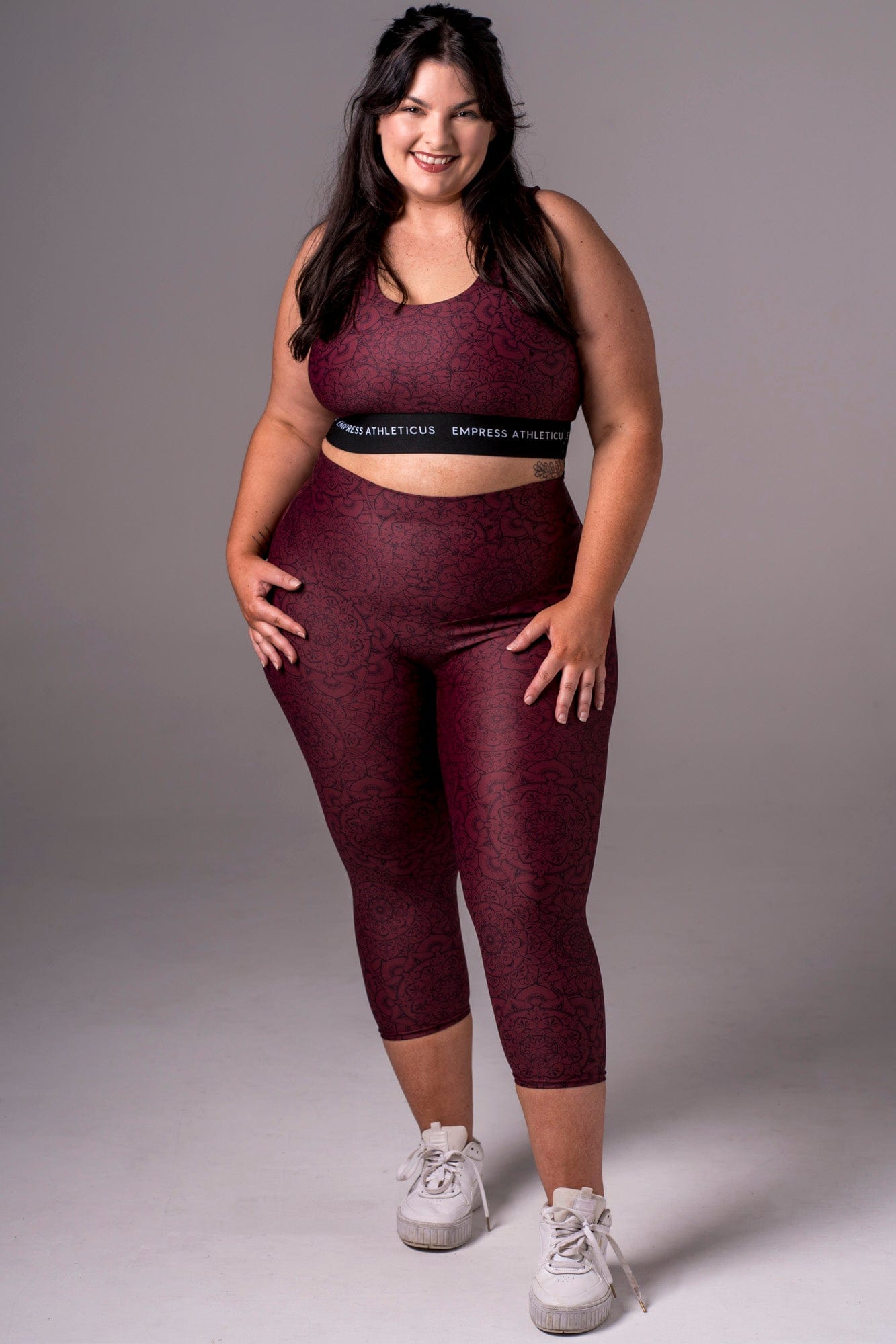 Mandala Dynamic High Waisted Capri Leggings