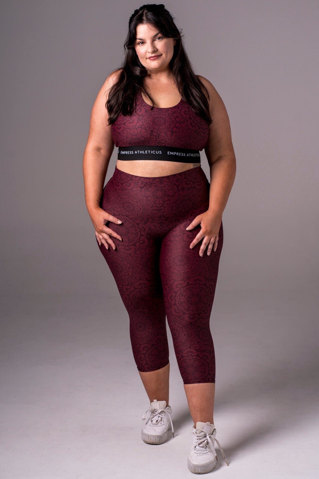 Mandala Dynamic High Waisted Capri Leggings