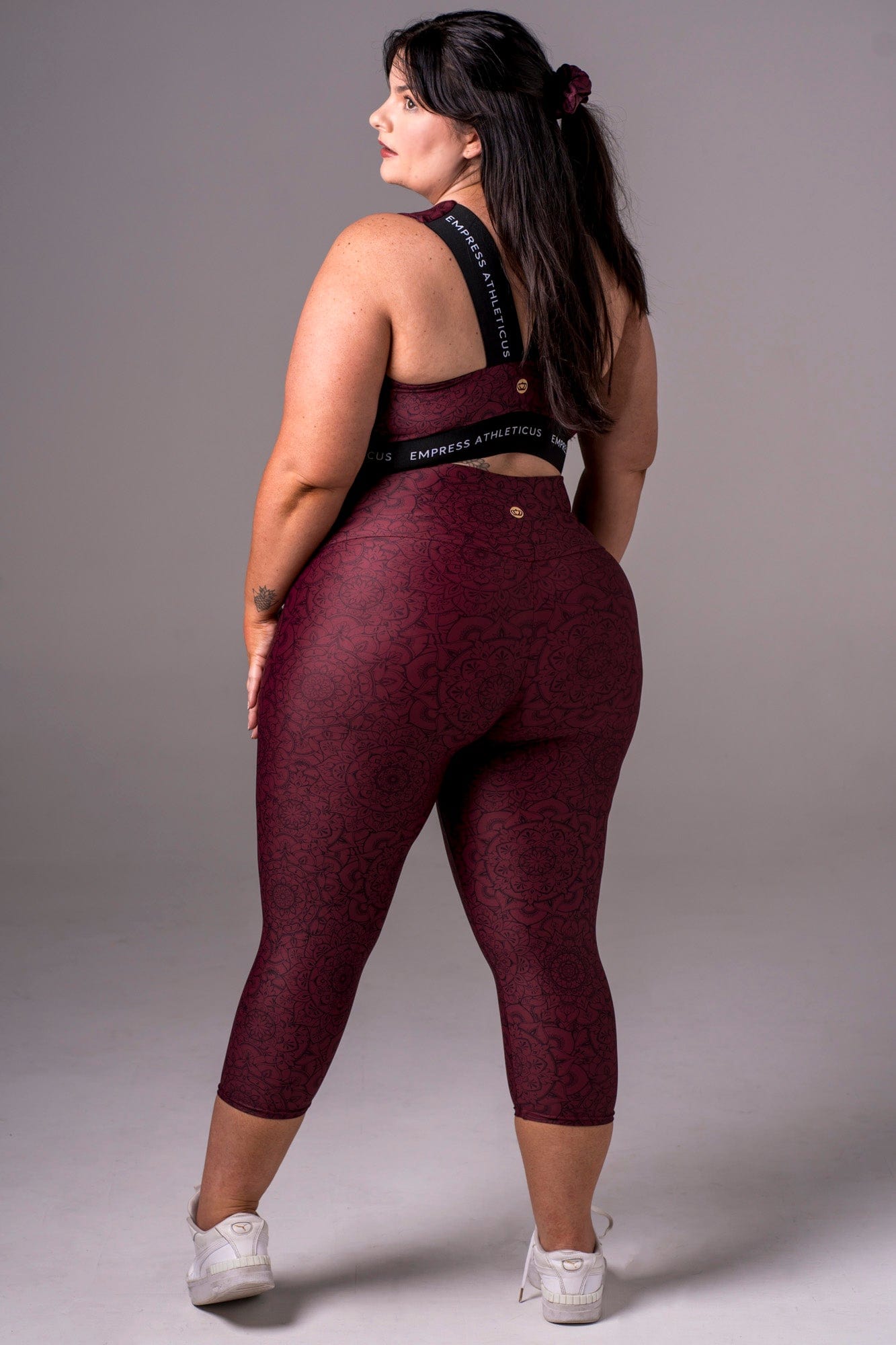 Mandala Dynamic High Waisted Capri Leggings