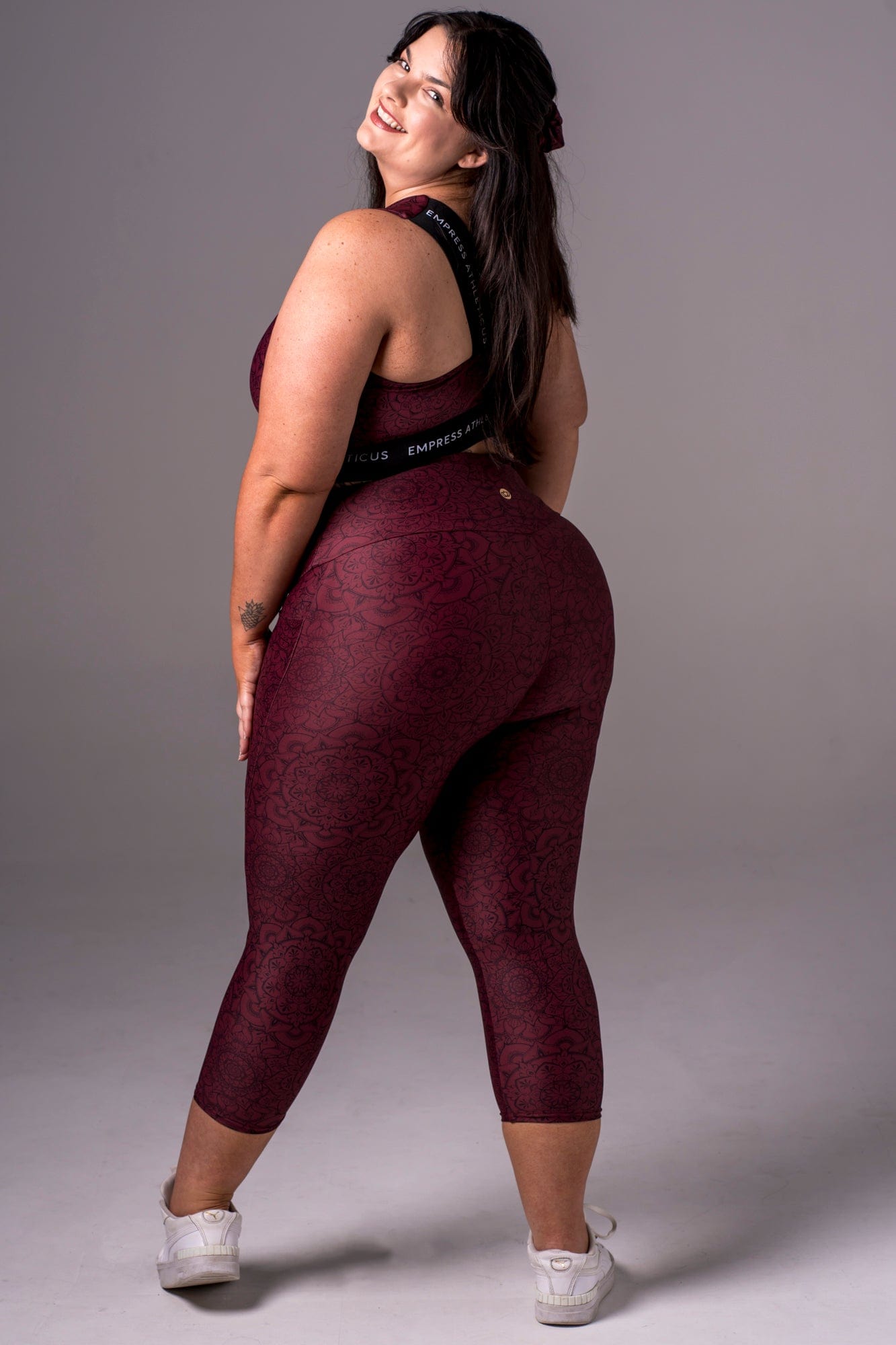 Mandala Dynamic High Waisted Pocket Capri Leggings