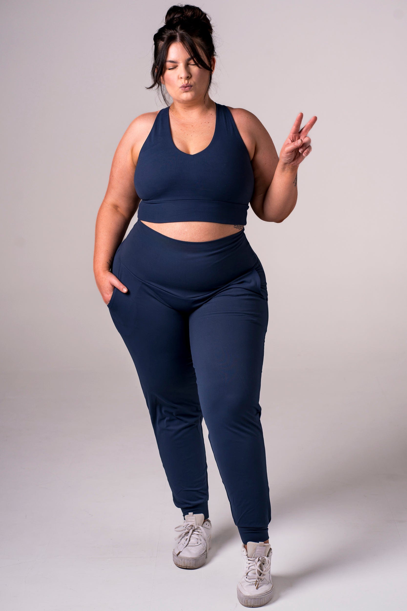 Midnight Luxe Long Jogger