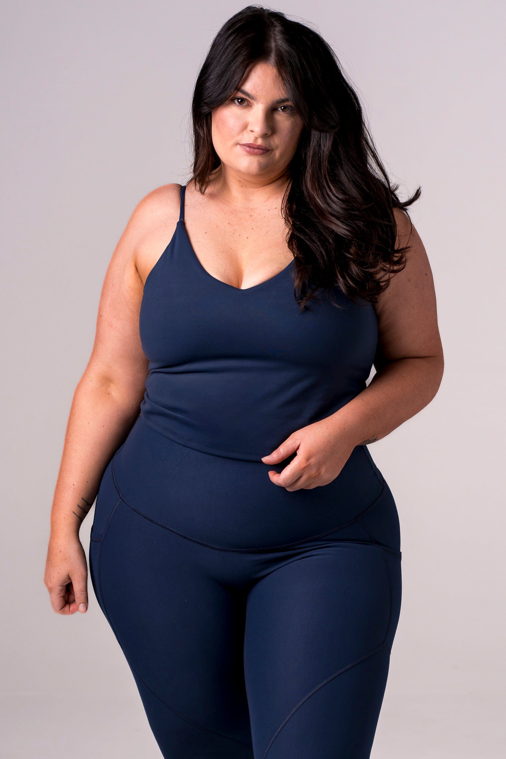 Midnight Luxe Longline Crop