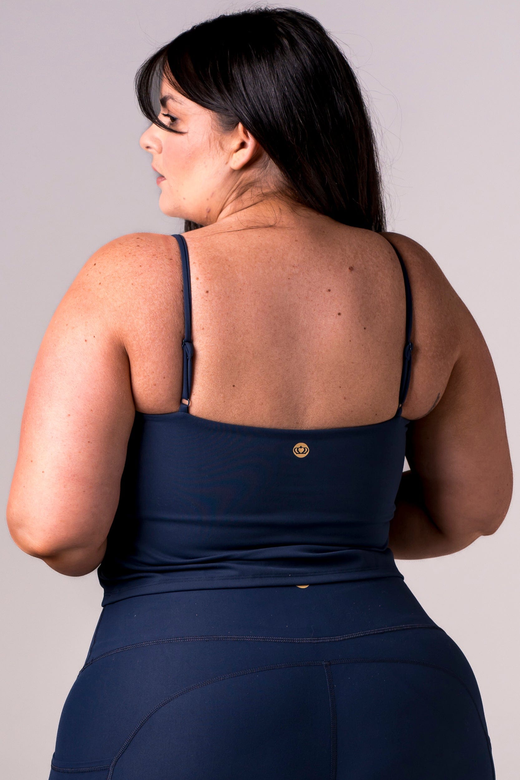 Midnight Luxe Longline Crop