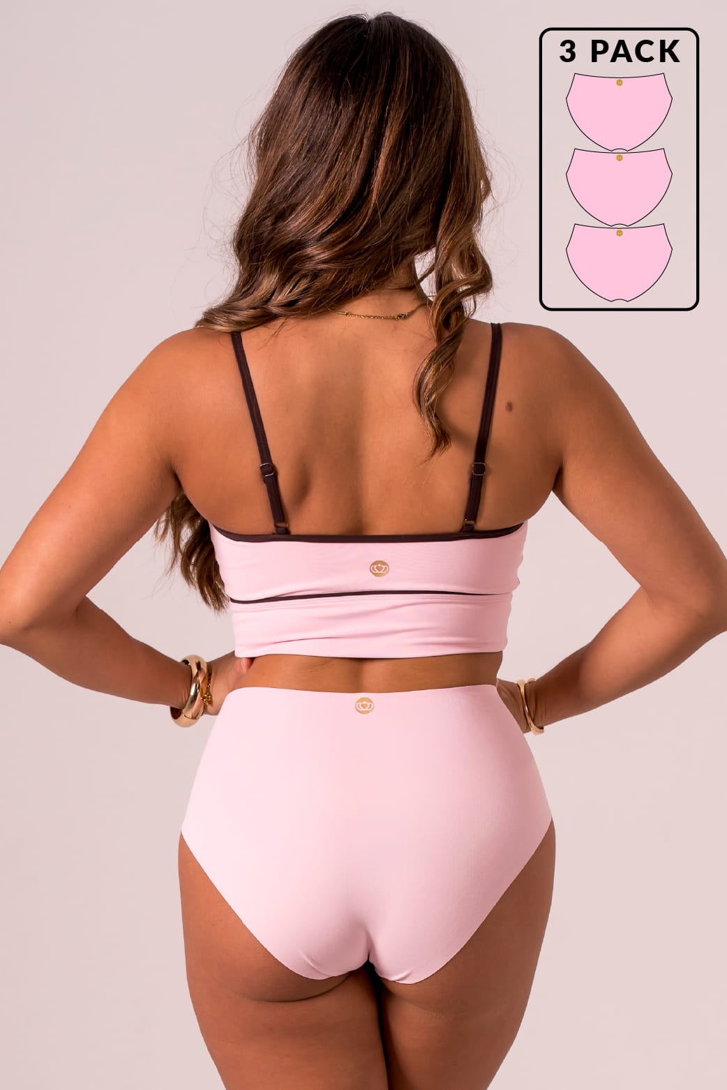 Milkshake Luxe High Rise Brief Underwear 3 Pack