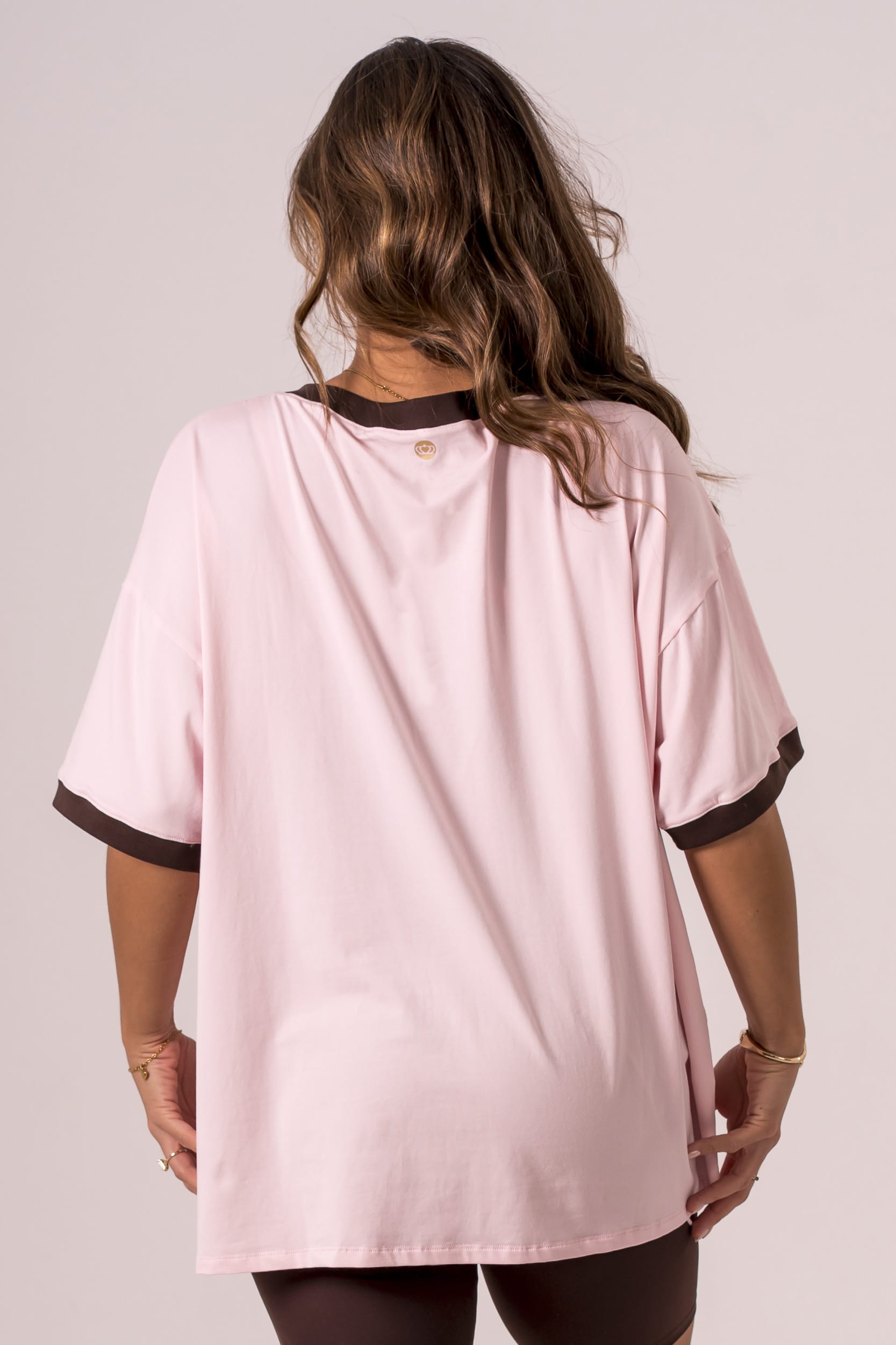 Milkshake V Neck Oversized T-Shirt