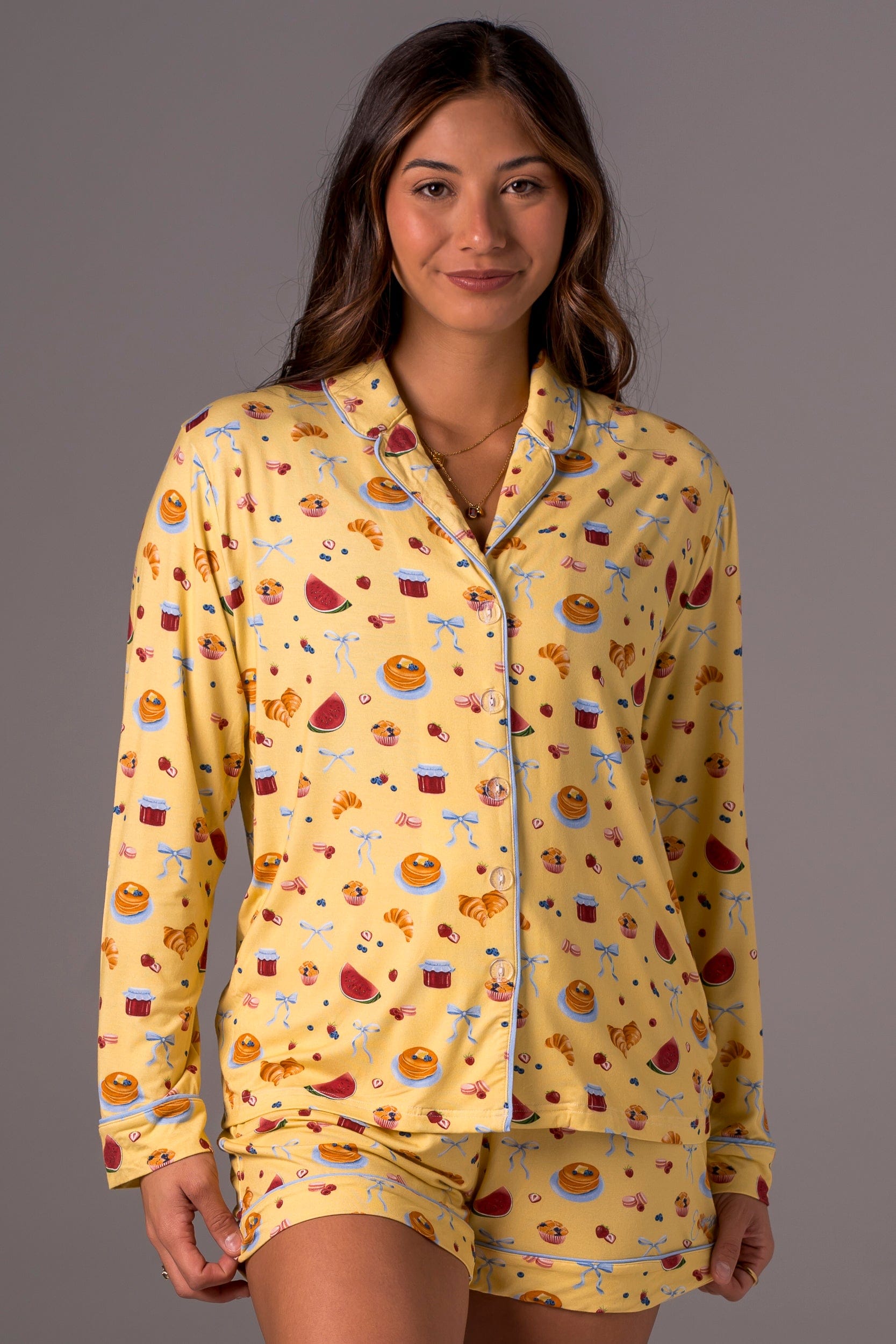 Morning Sunshine Bamboo Pyjama Long Sleeve Shirt