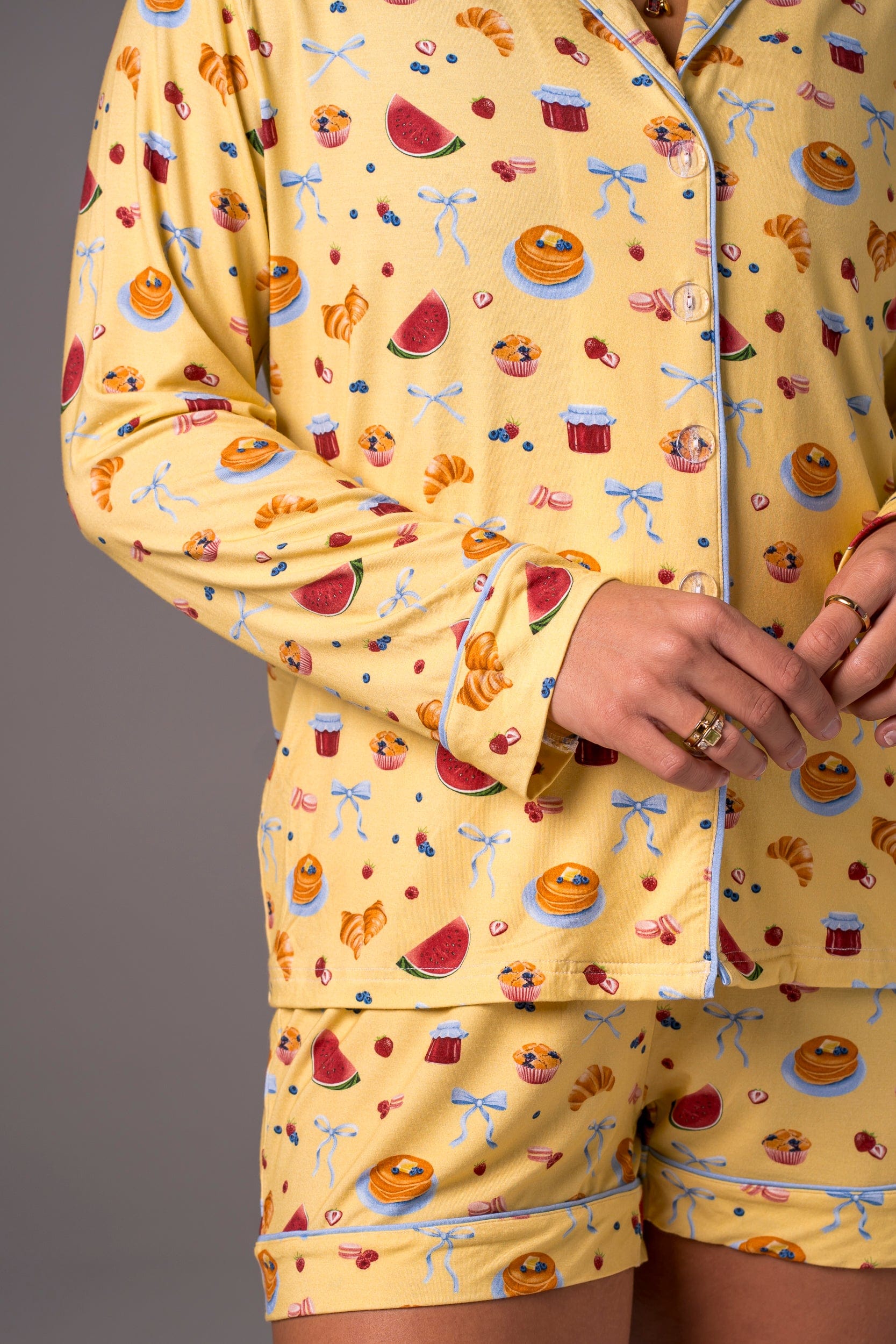 Morning Sunshine Bamboo Pyjama Long Sleeve Shirt