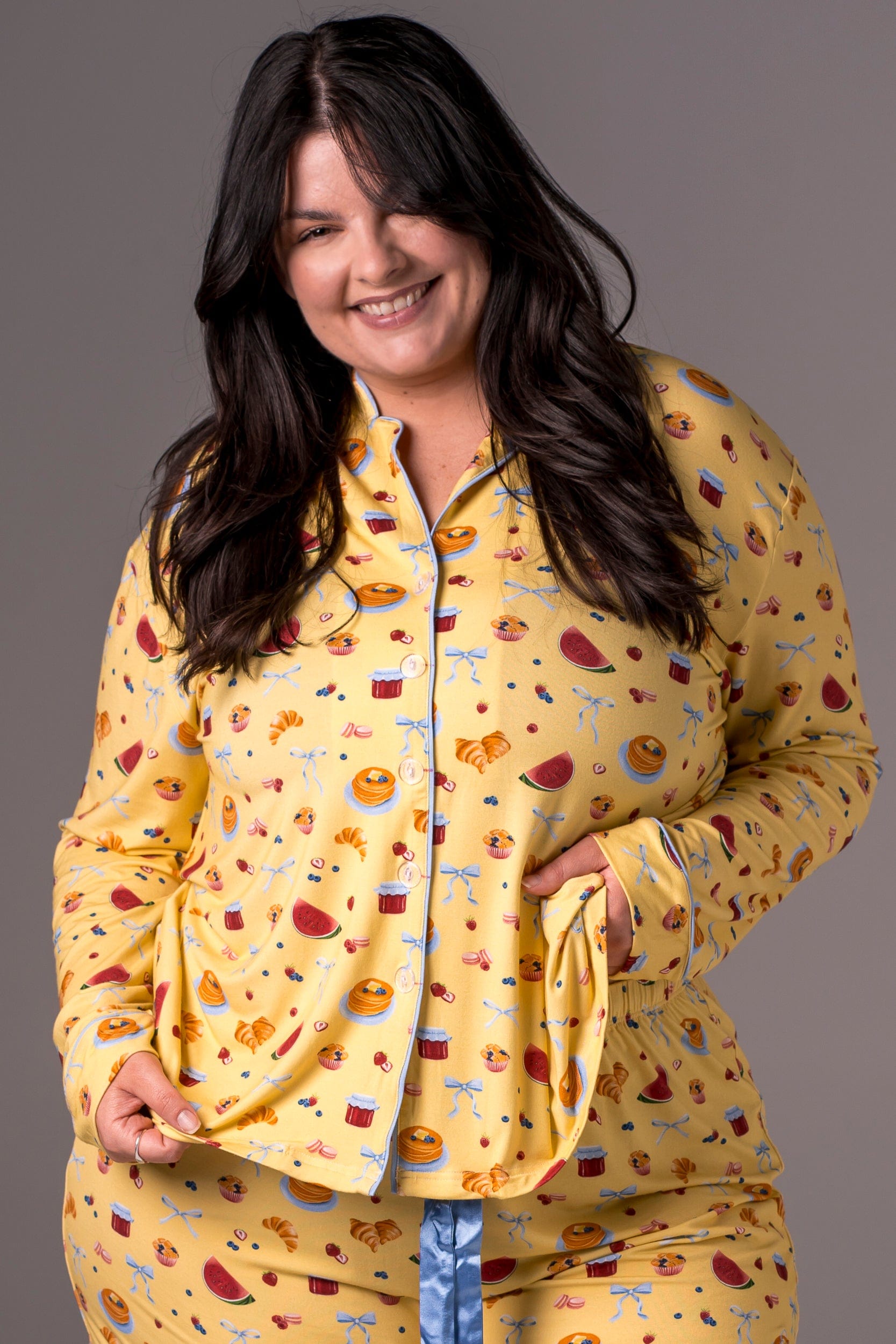 Morning Sunshine Bamboo Pyjama Long Sleeve Shirt
