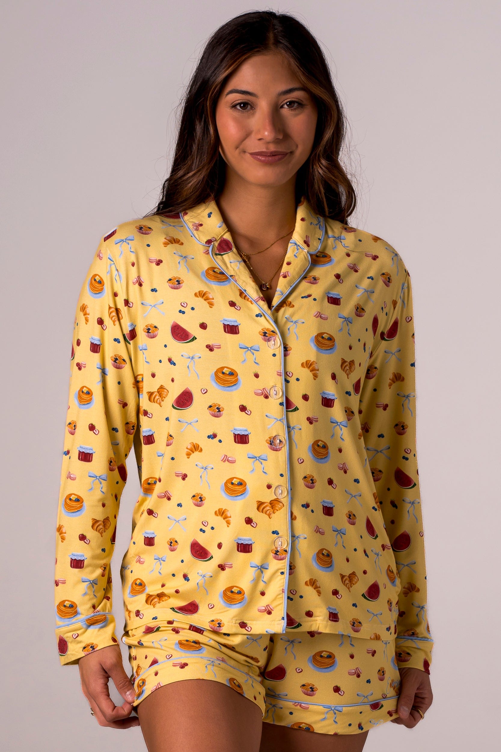 Morning Sunshine Bamboo Pyjama Long Sleeve Shirt