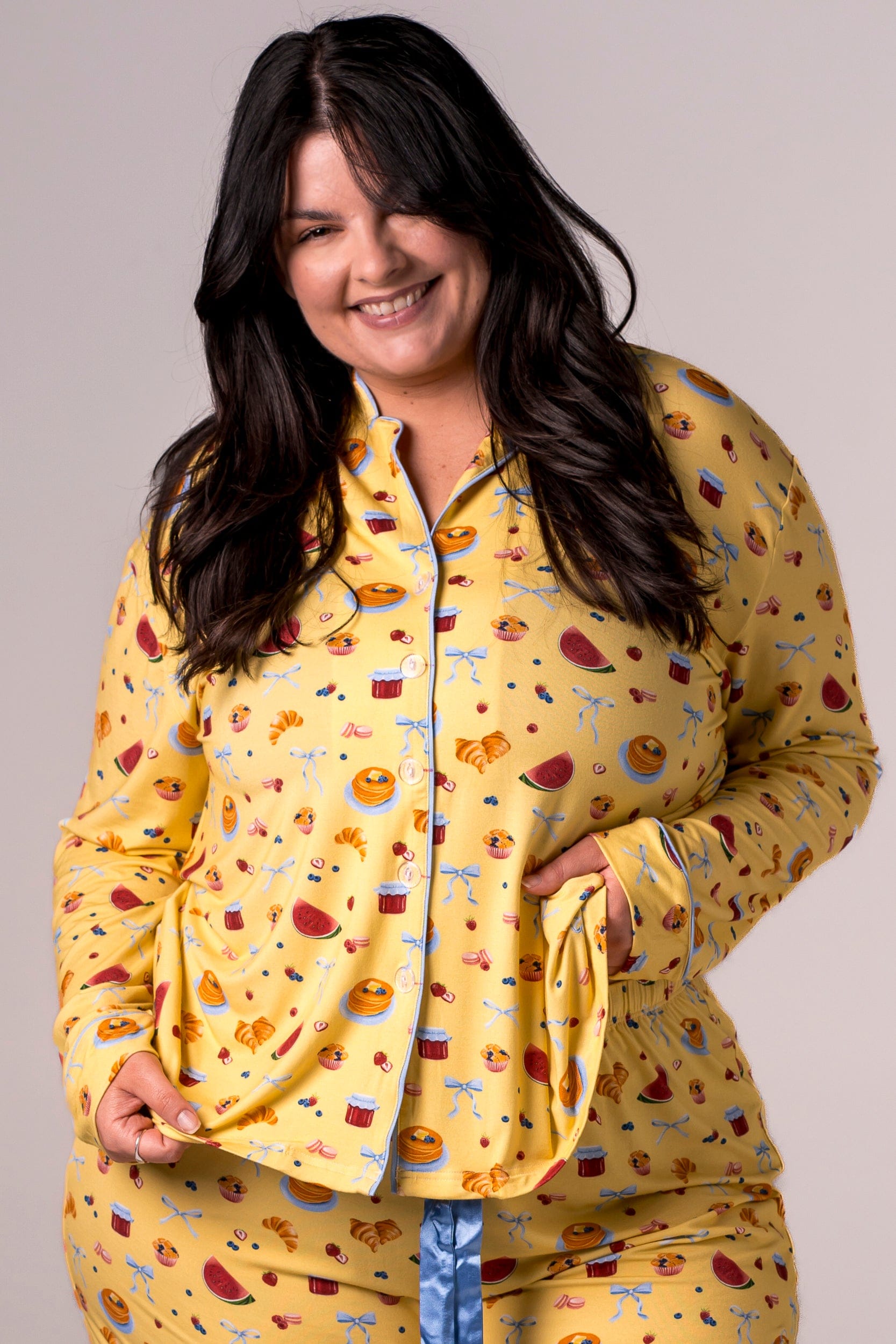 Morning Sunshine Bamboo Pyjama Long Sleeve Shirt