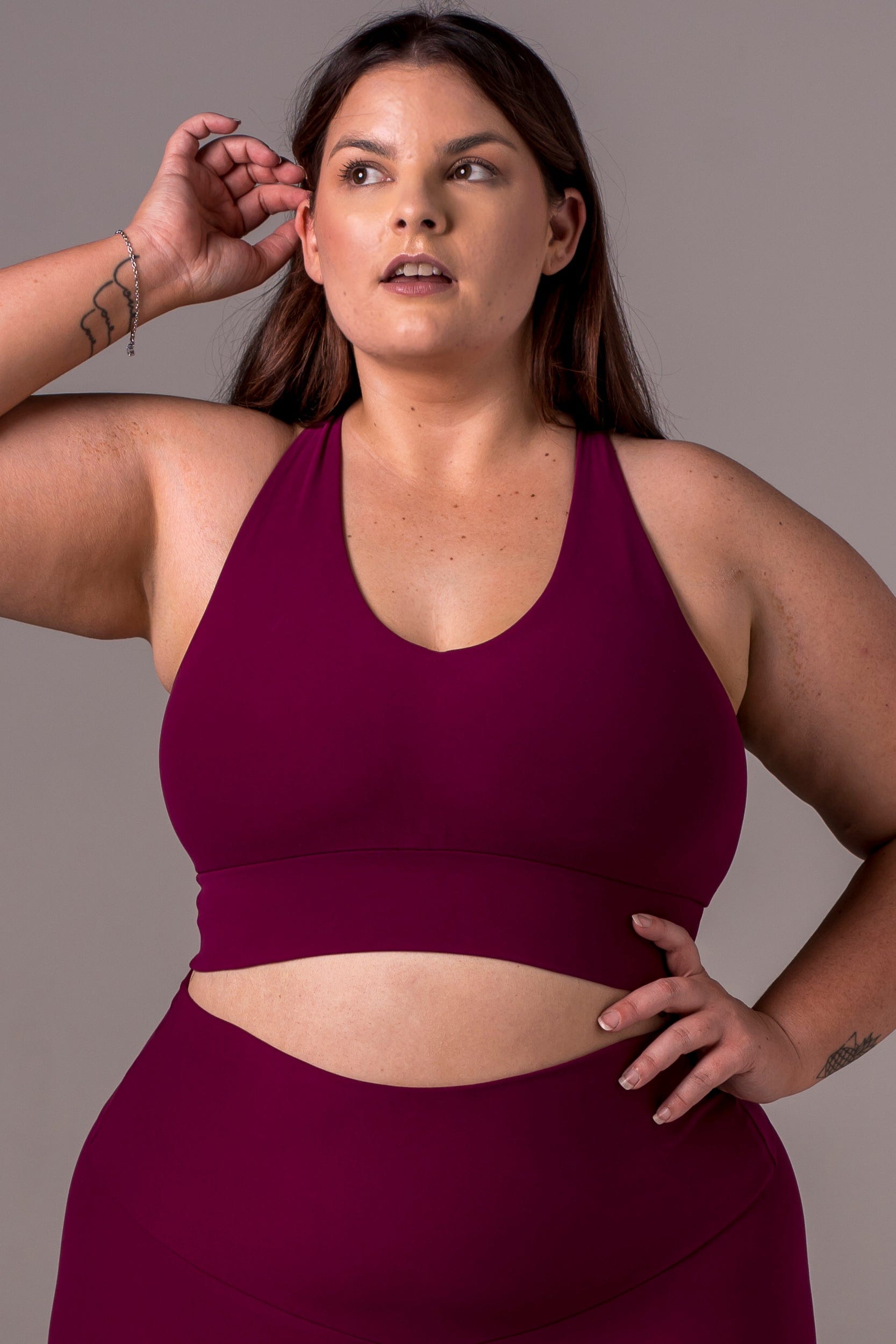 Mulberry Dynamic Sports Crop